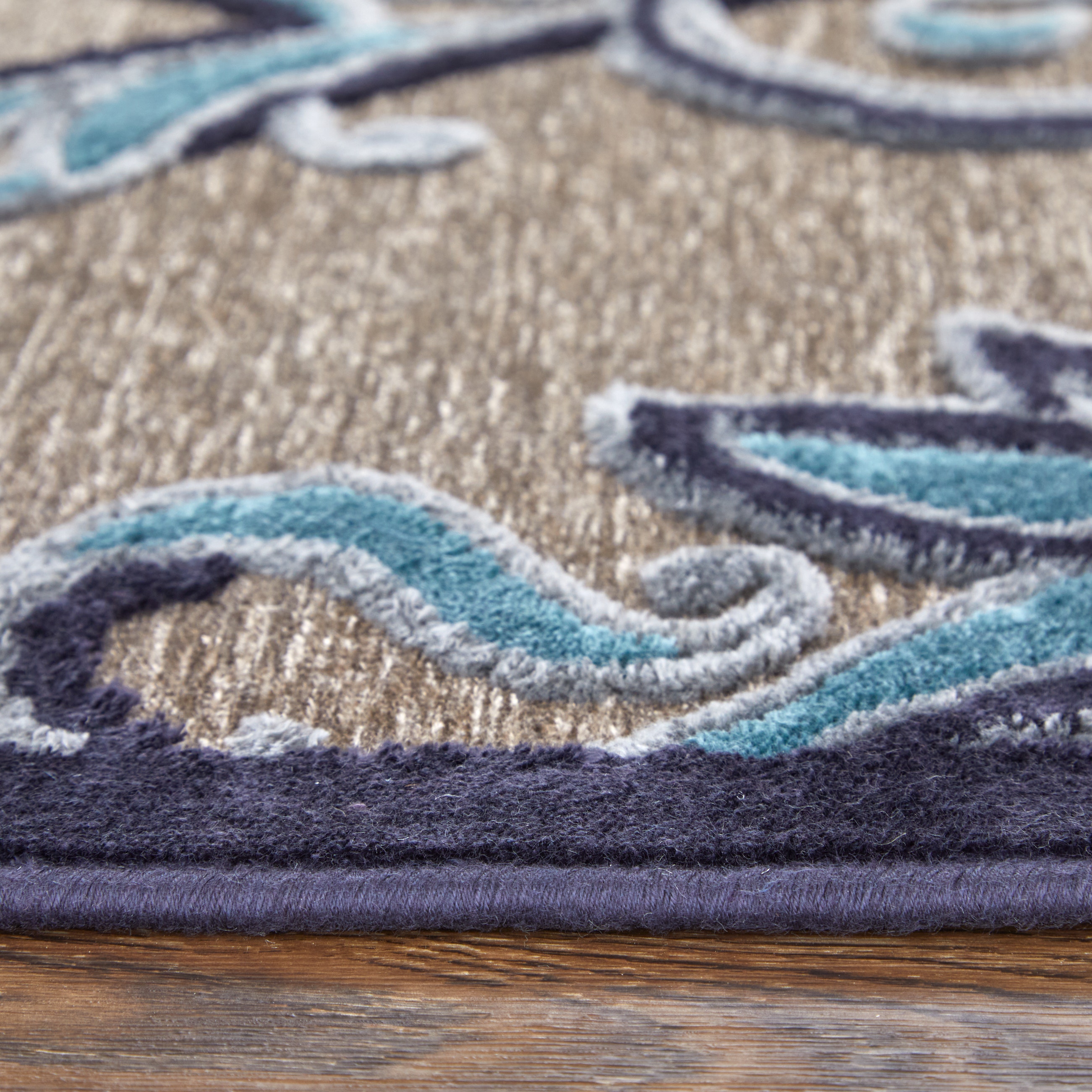 Feizy Area Rugs Saphir Yardley Modern Floral and Botanical