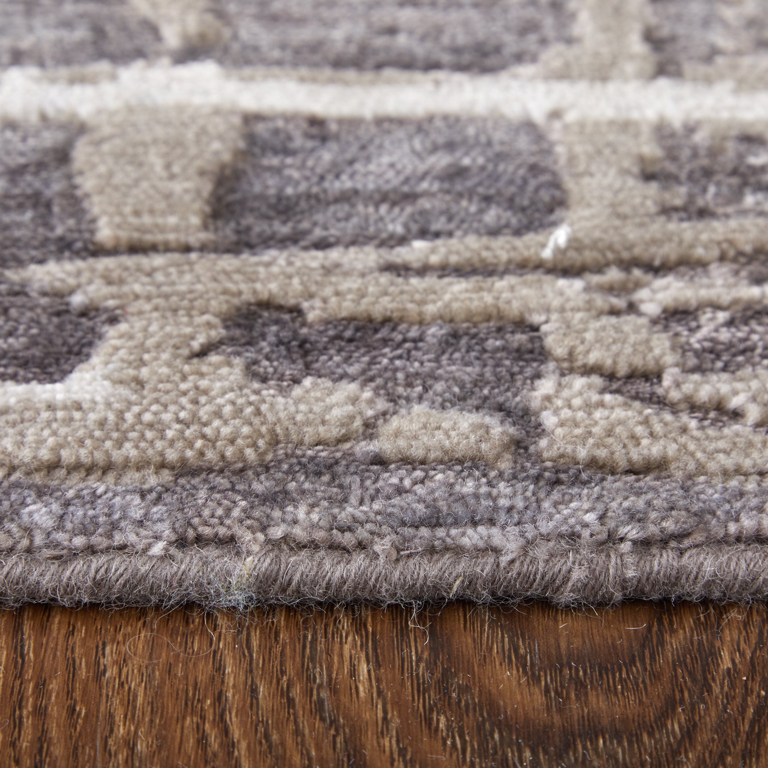 Montecito Modern Stripes, Brown/Ivory/Taupe, 11'-6