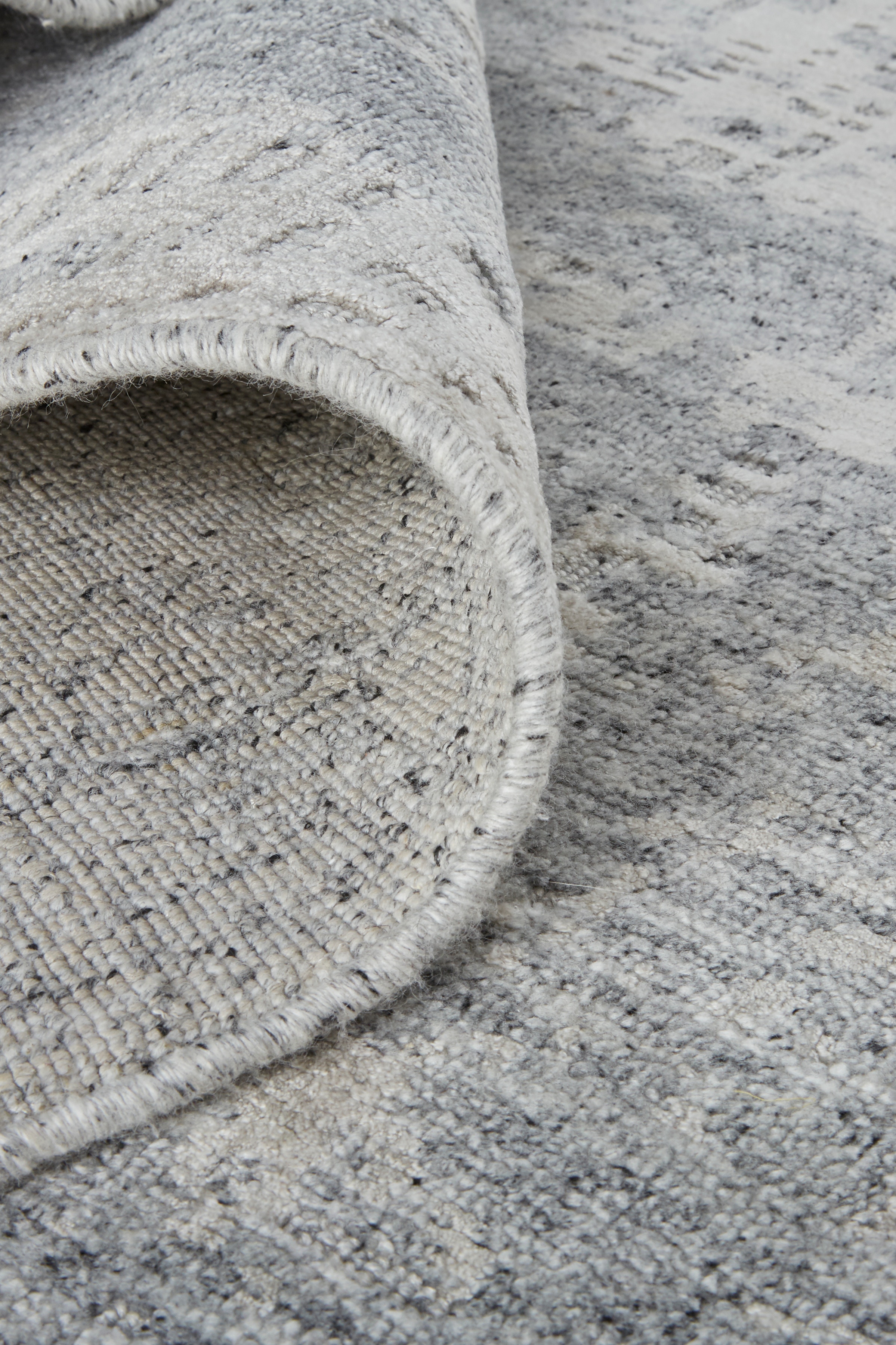Feizy Area Rugs Langford Transitional Abstract, Silver/Gray, 8' x 10 ...