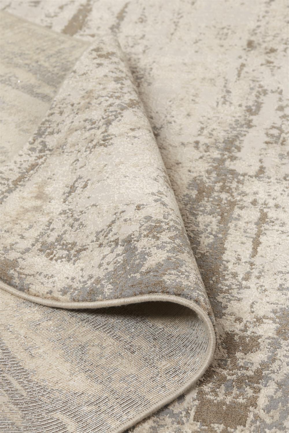 Feizy Area Rugs Azure Modern Abstract, Gray/Ivory/Blue, 13' x 20' Area ...
