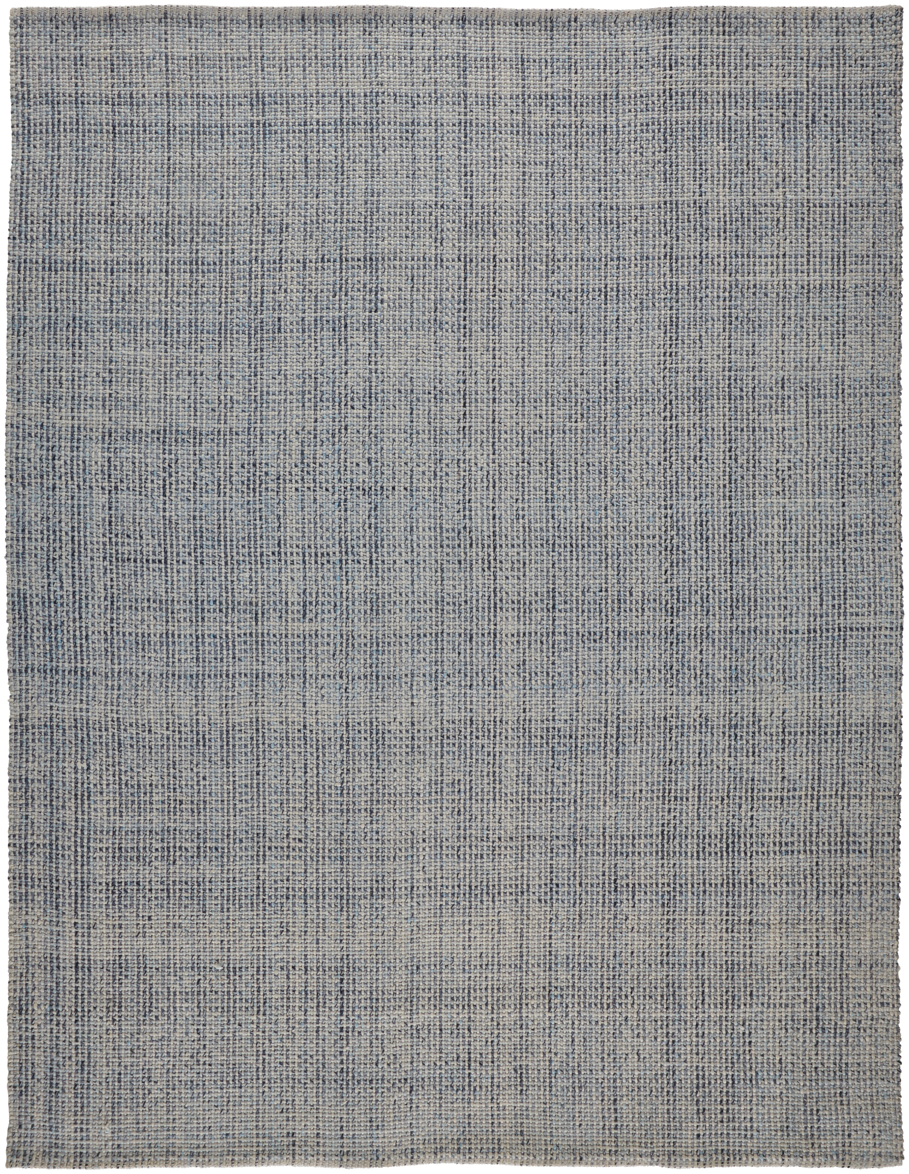 Naples Transitional Solid, Gray/Ivory, 8' x 10' Area Rug