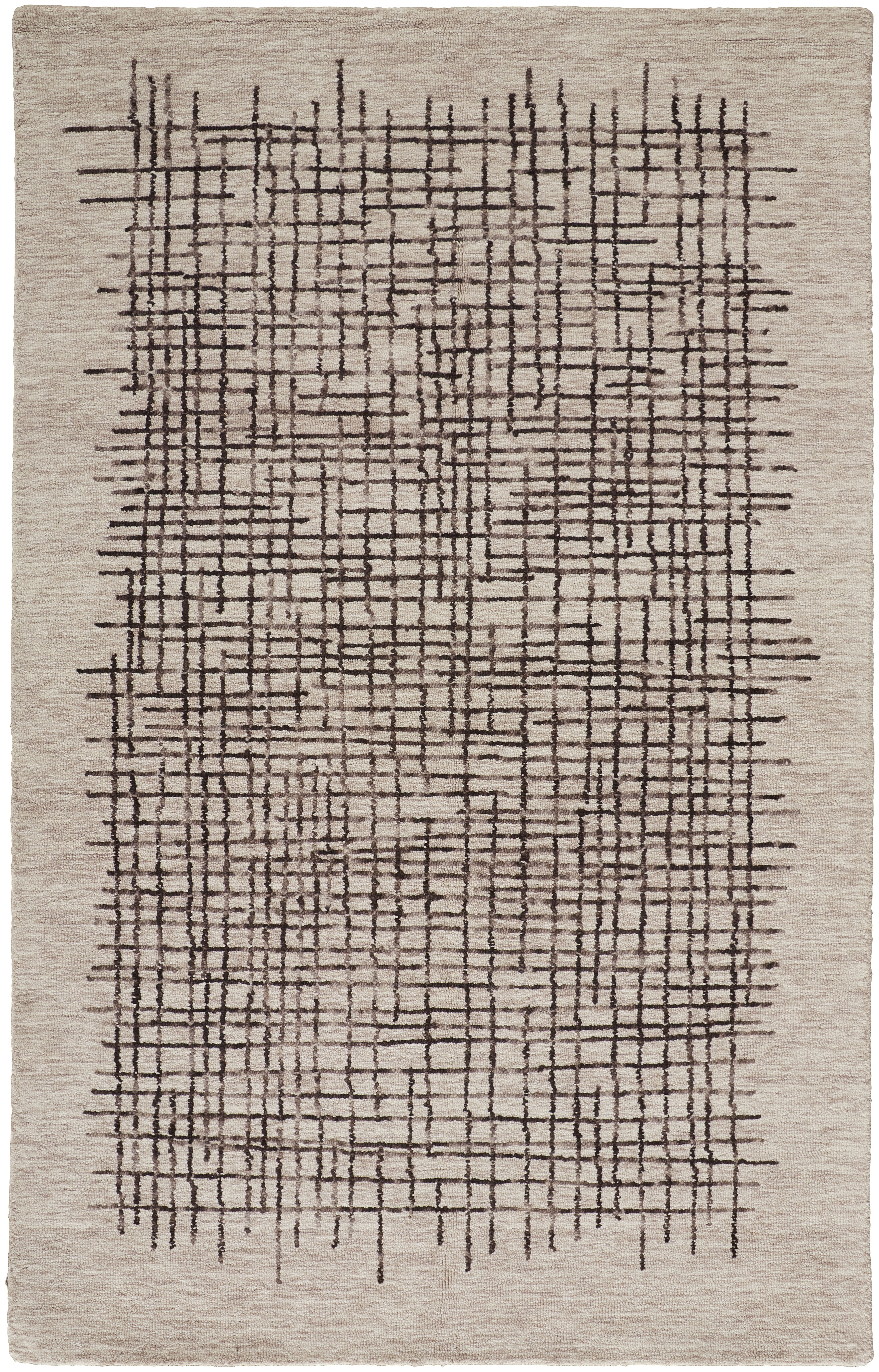 Feizy Area Rugs Maddox Transitional Abstract, Tan/Brown, 5' x 8