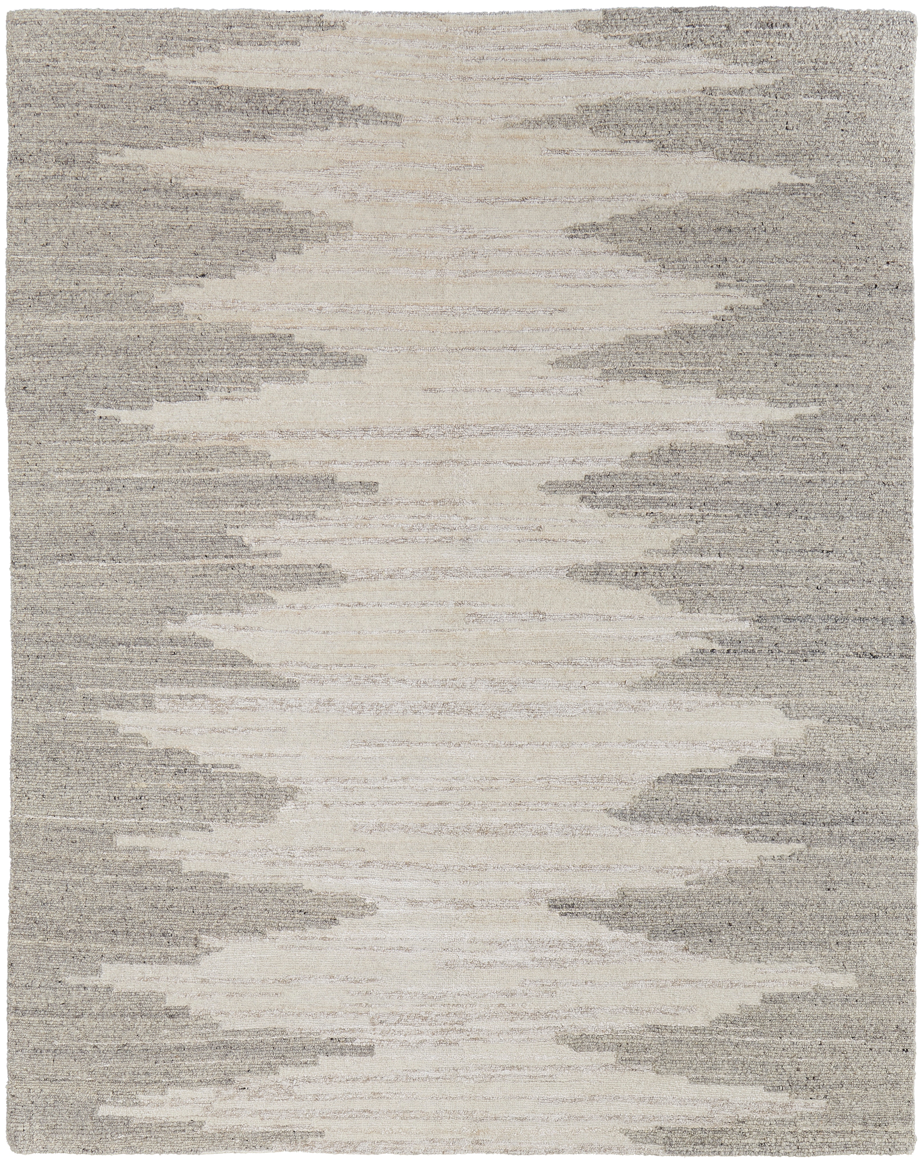 ネオタンゴ シルバーベージュ Navaro Modern Gradient and Ombre, Ivory/Tan, 2' x 3' Accent