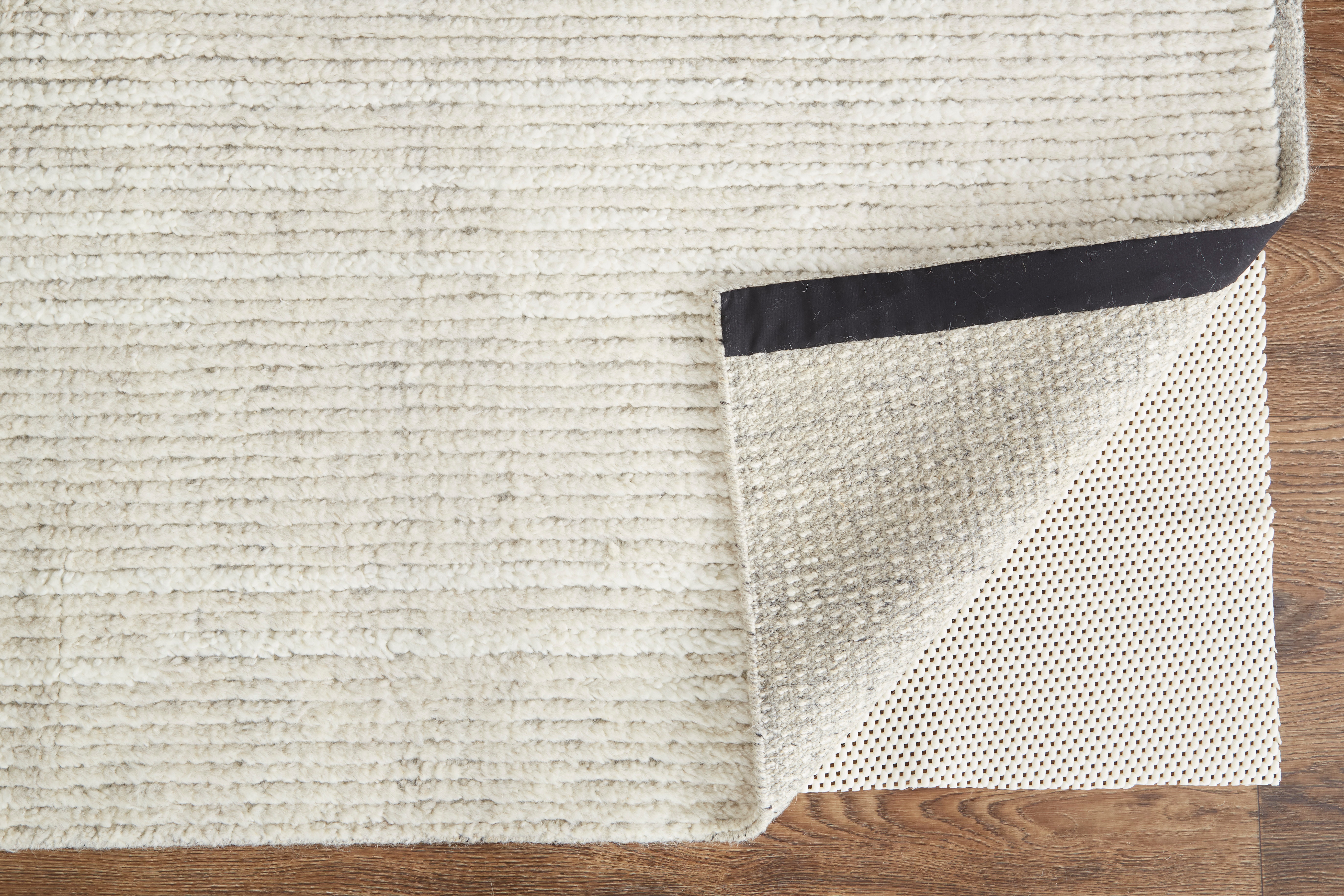 Feizy Area Rugs Alford Modern Solid, Ivory/Tan, 2' x 3' Accent Rug