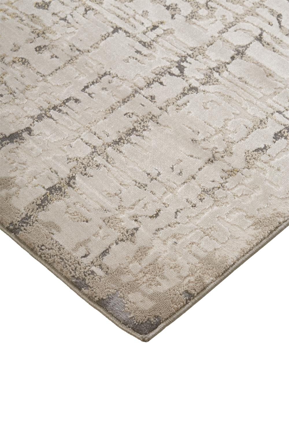 Waldor Modern Abstract, Ivory/Gray, 2'-10