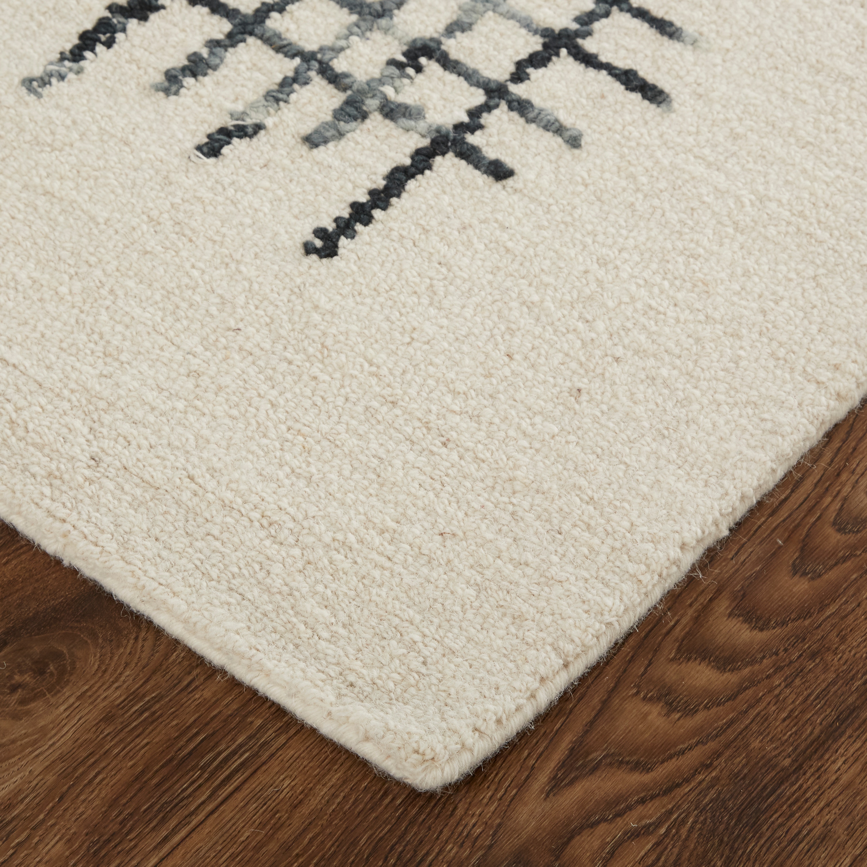 Feizy Area Rugs Maddox Transitional Abstract, Ivory/Gray