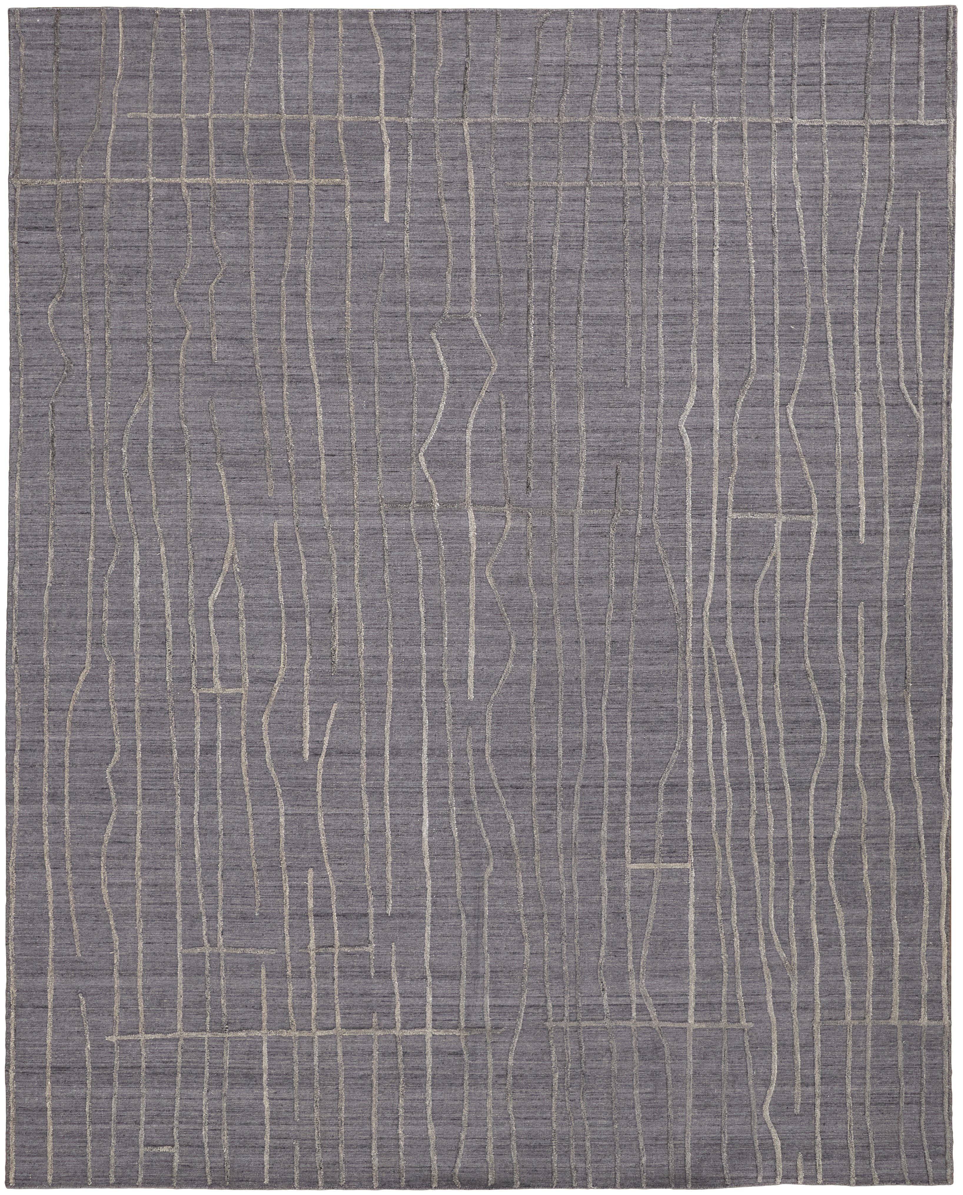 Haverhill Transitional Solid, Gray/Silver, 8' x 10' Area Rug