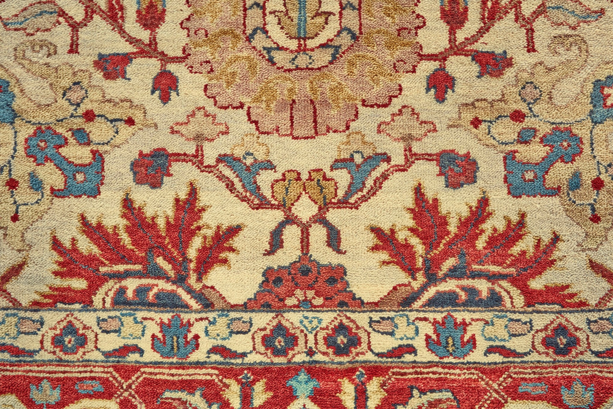 Feizy Hallway Runners Anoosha Traditional Persian, Ivory/Red/Blue, 2'-6 ...