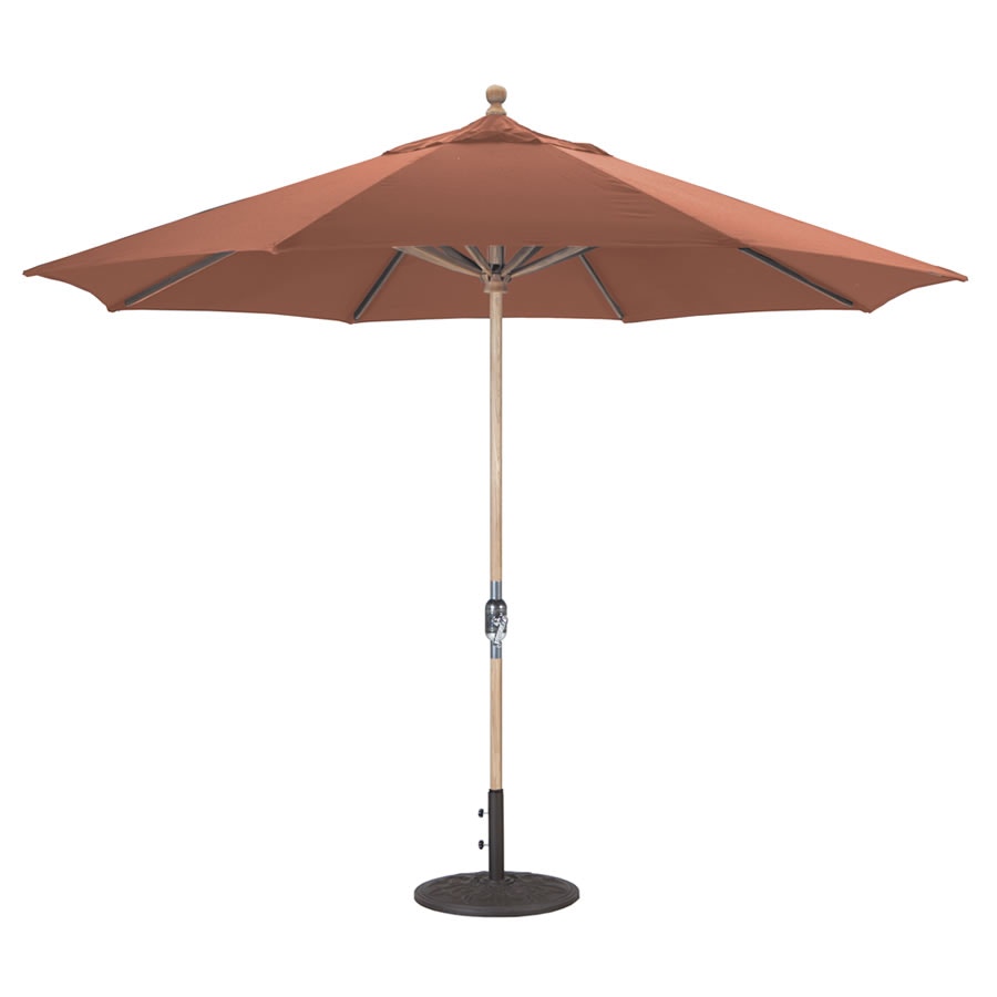 Fh Casual Teak Wood Market 11 Umbrella The Fire House Casual Living Store