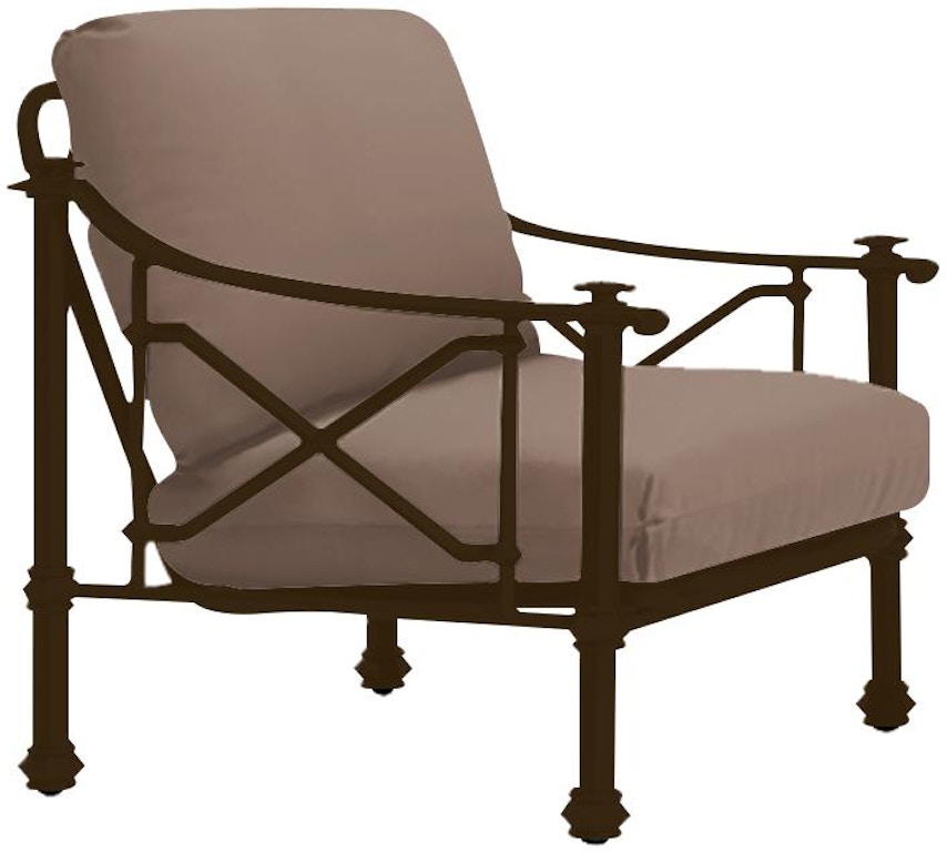 Brown Jordan - Campaign Cushion Lounge Chair | The Fire House Casual