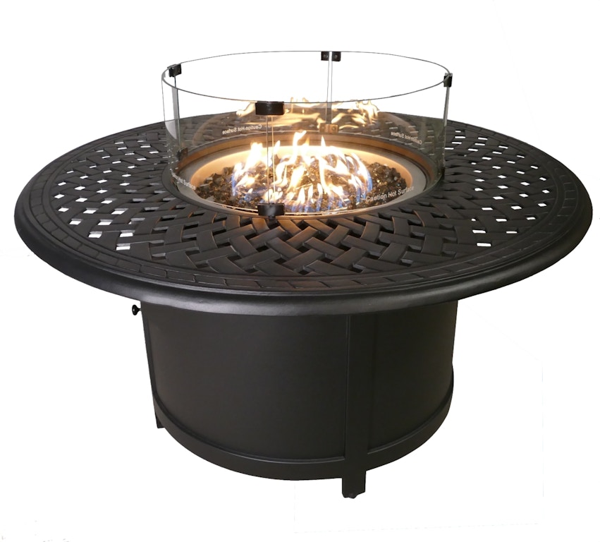 Miso 48 Power Coated Aluminum Tabletop Fire Pit