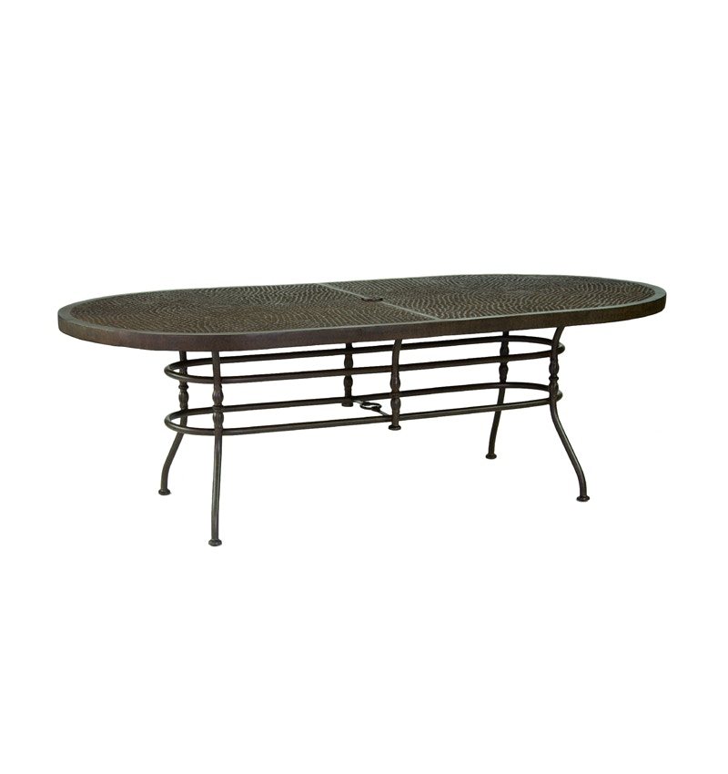 84 oval dining table