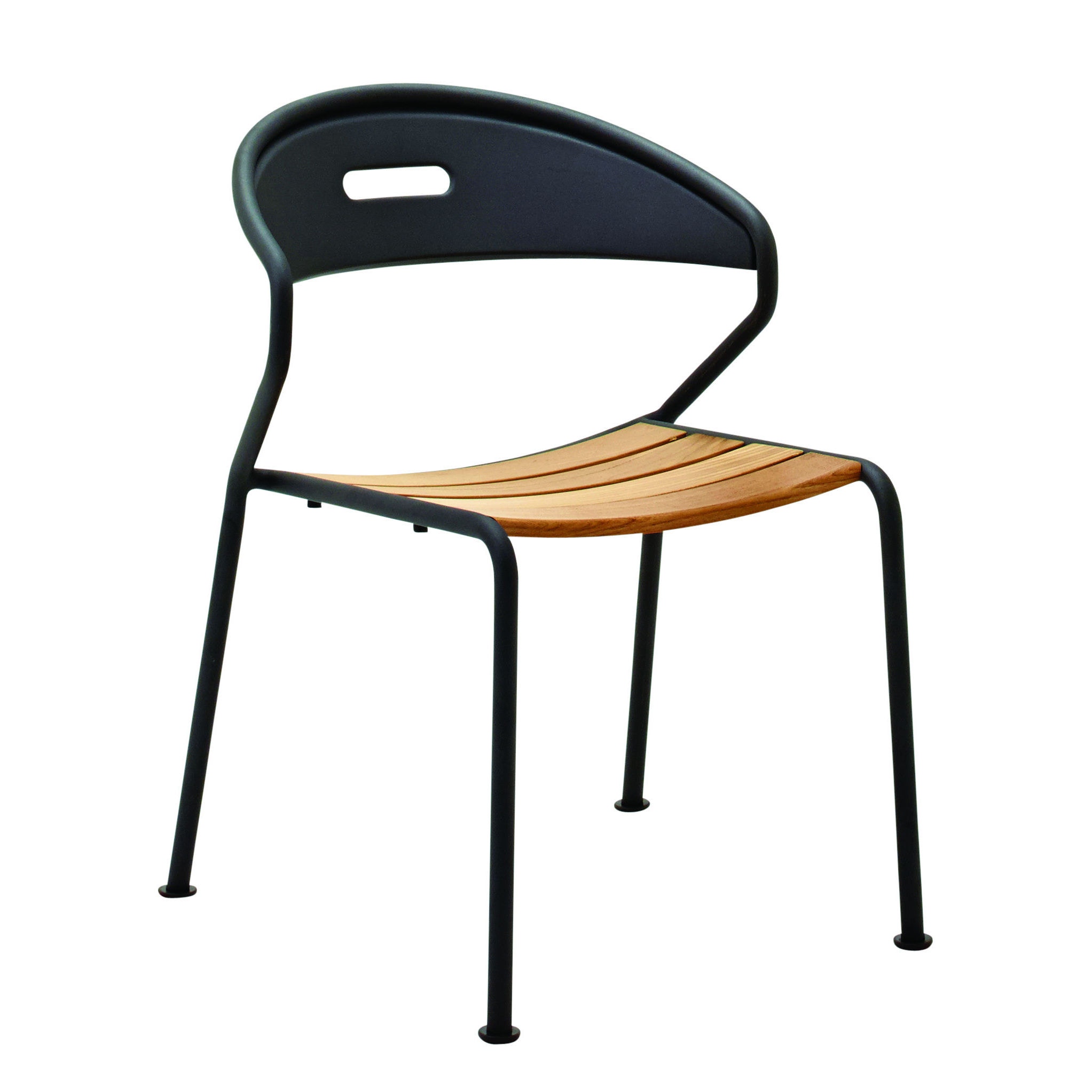 gloster curve stacking chair