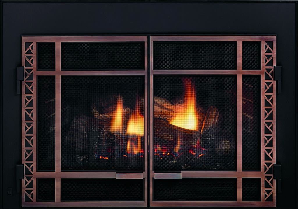 Mendota Fireplace Glass Door The Fire House Casual Living Store
