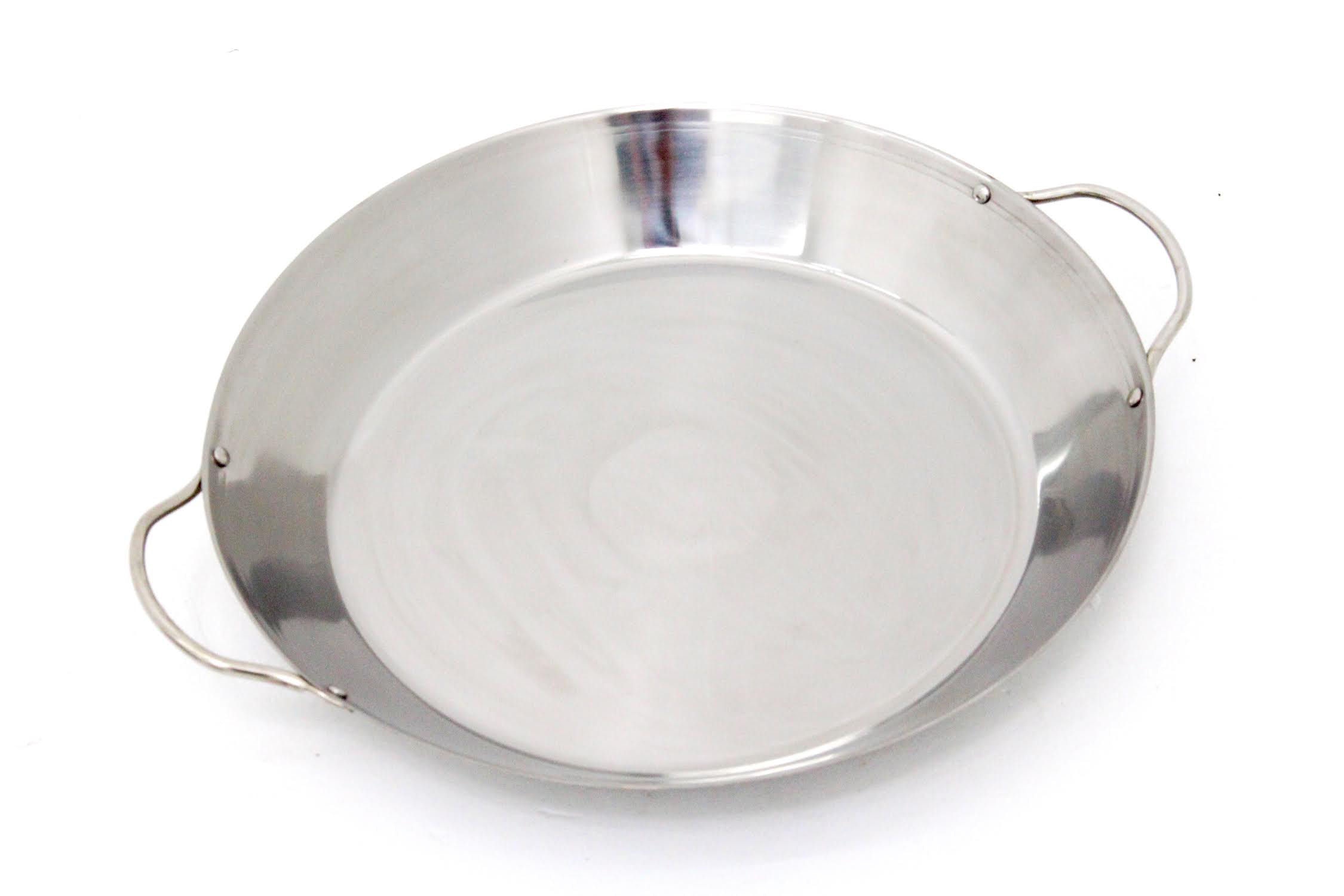 big green egg paella pan