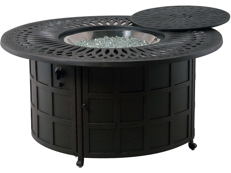 FH Casual - Mayfair 48'' Round Gas Enclosed Fire Pit Table | The Fire House  Casual Living Store