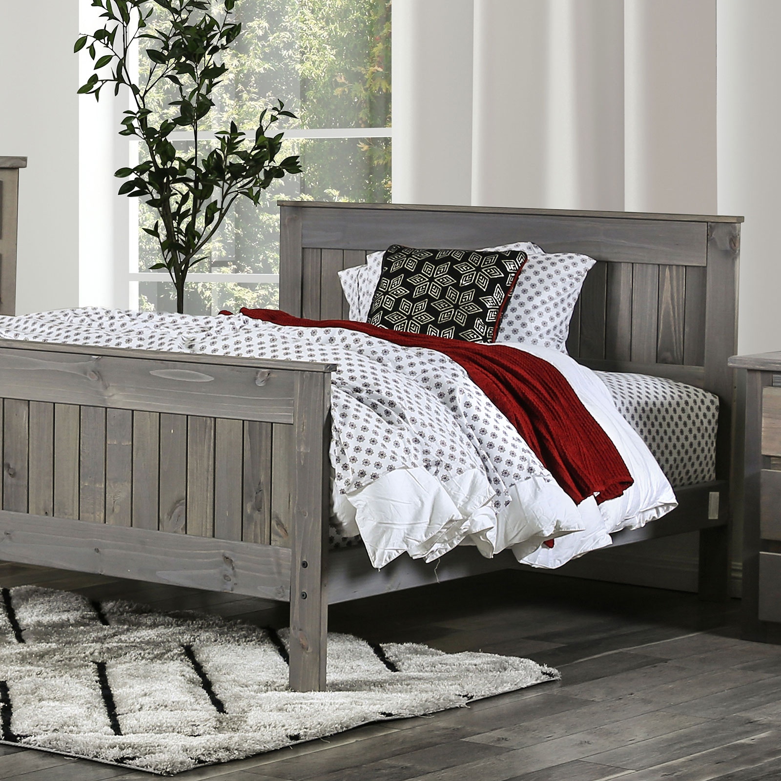 Furniture of America Youth Twin Bed AM7973TBED Leon Furniture