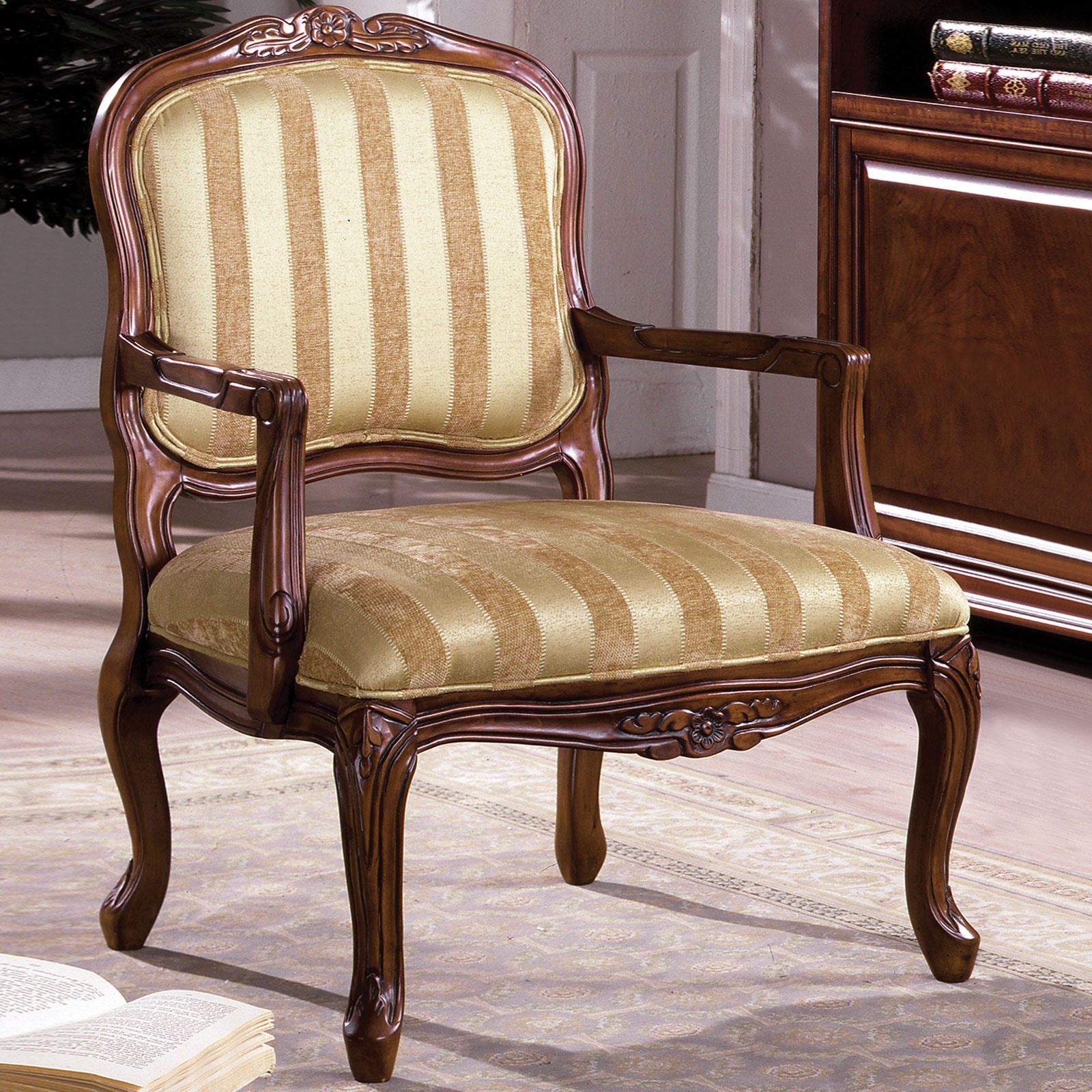 hand carved accent chairs