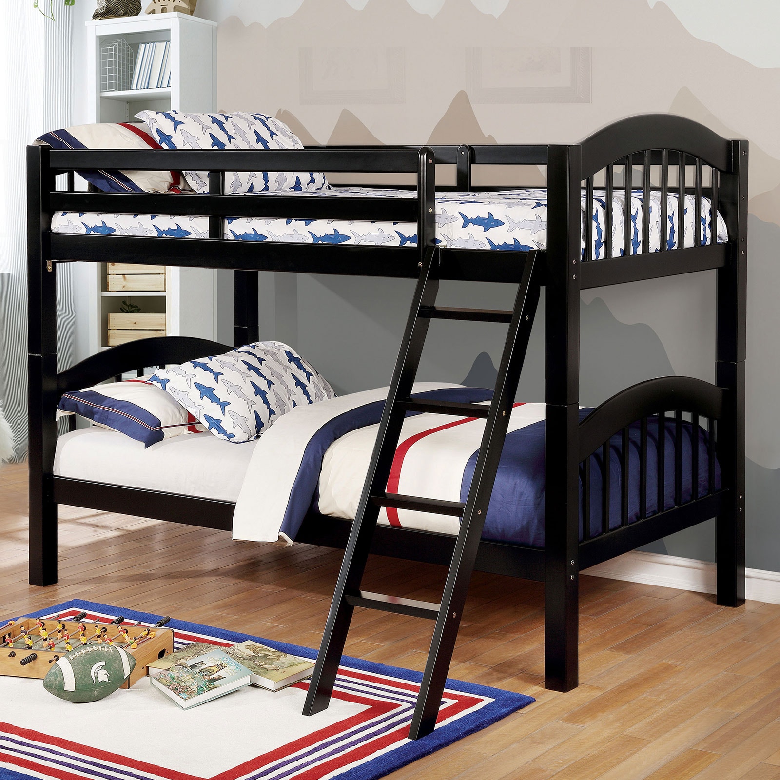 Furniture of America Bedroom Twin/Twin Bunk Bed CMBK524BKBED