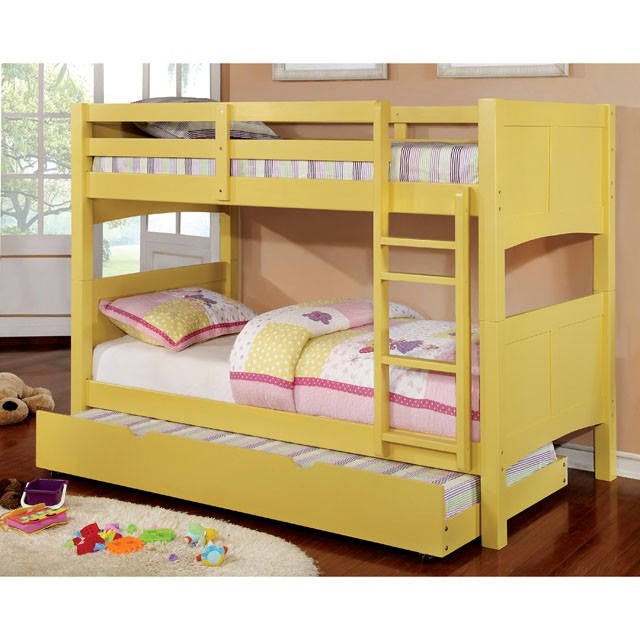 Furniture of America Youth Bunk Bed CMBK608TYWBED Furniture Market