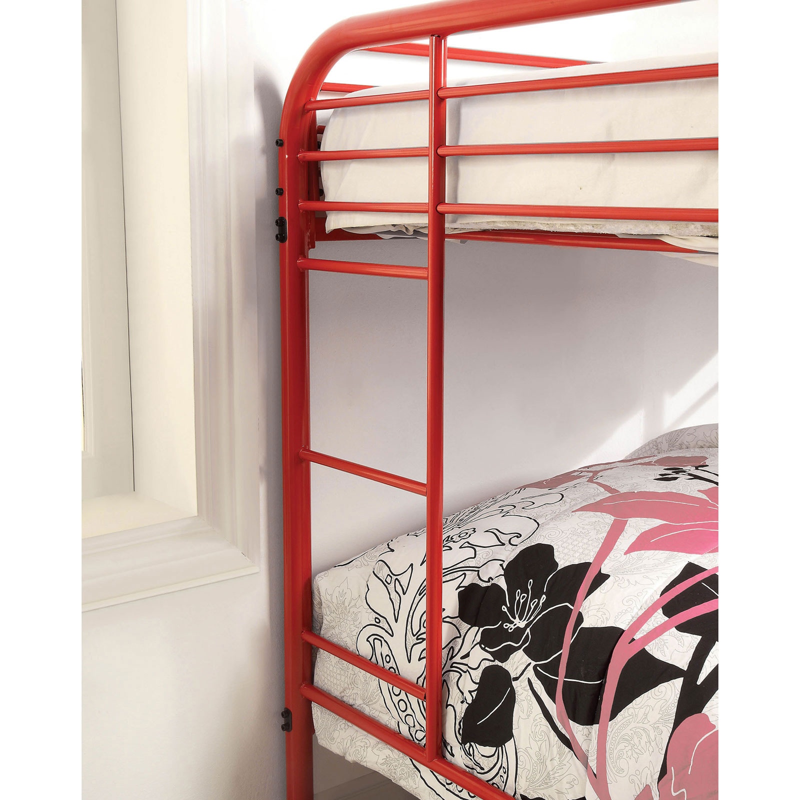 Furniture of America Bedroom Twin/Twin Bunk Bed CM-BK931RD-TT