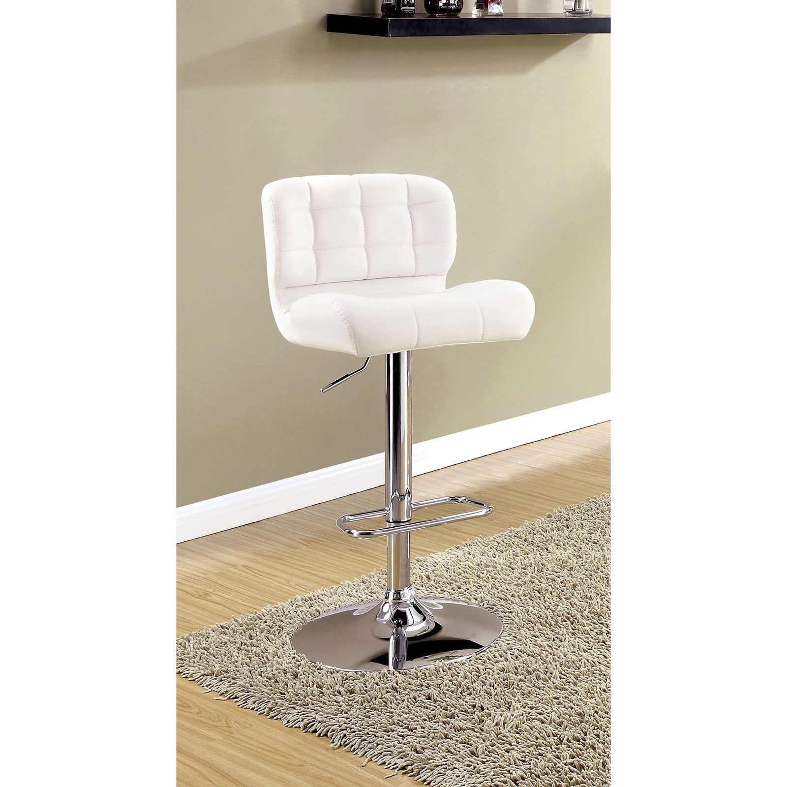 Furniture of America Bar Stool CM-BR6152WH