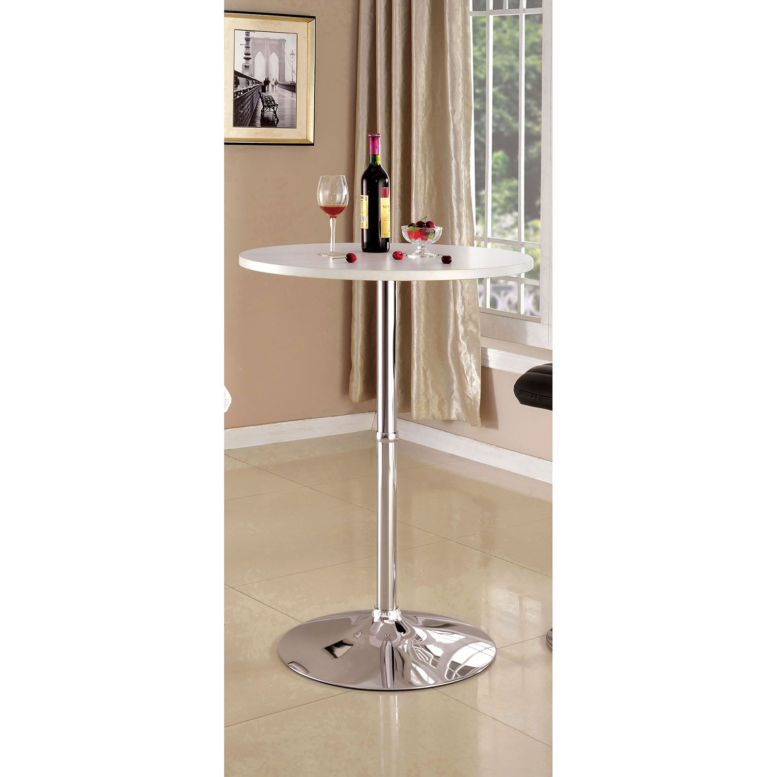 Furniture of America Bar Table CM-BT6150WH