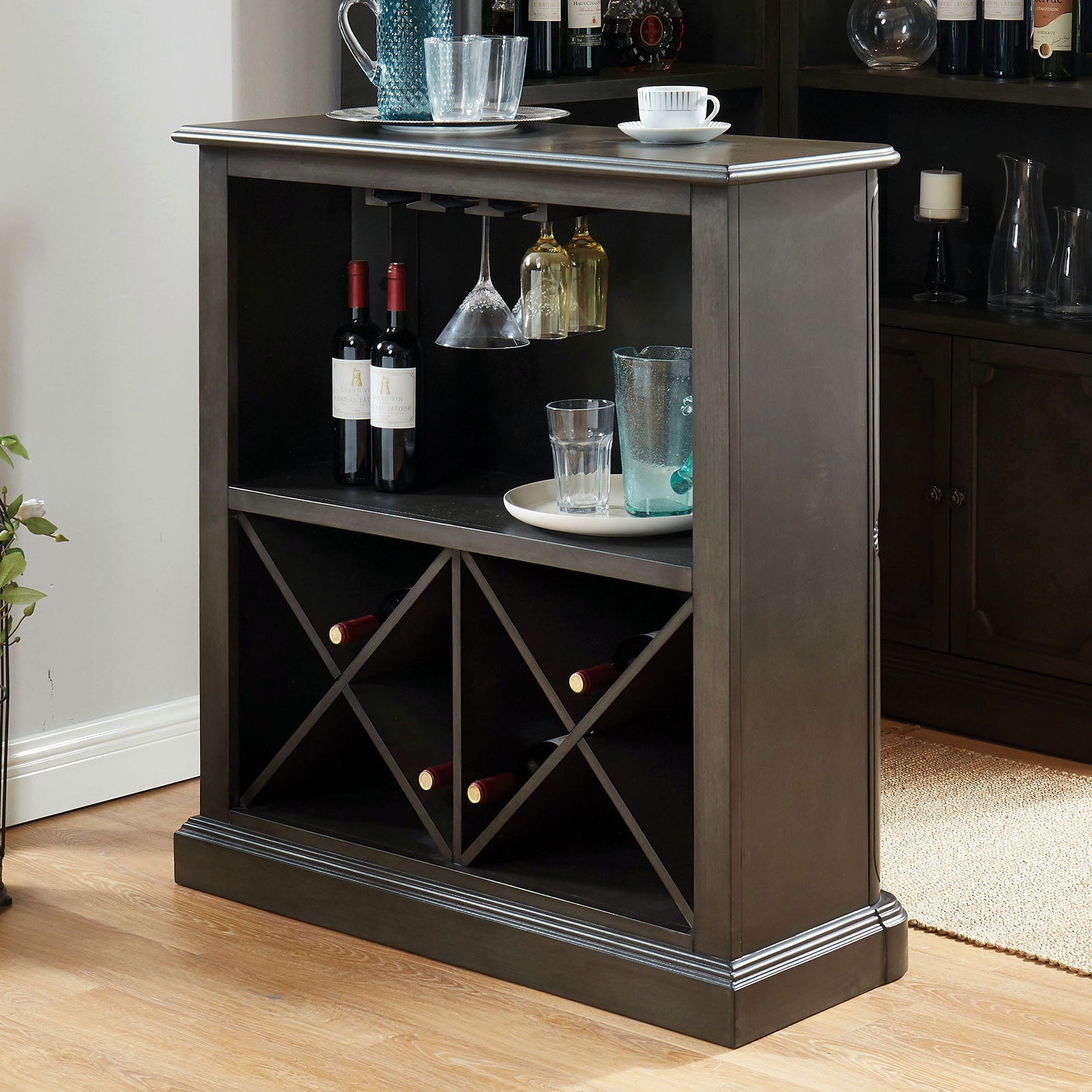 Furniture of America Bar Table CM-CR142GY-BT