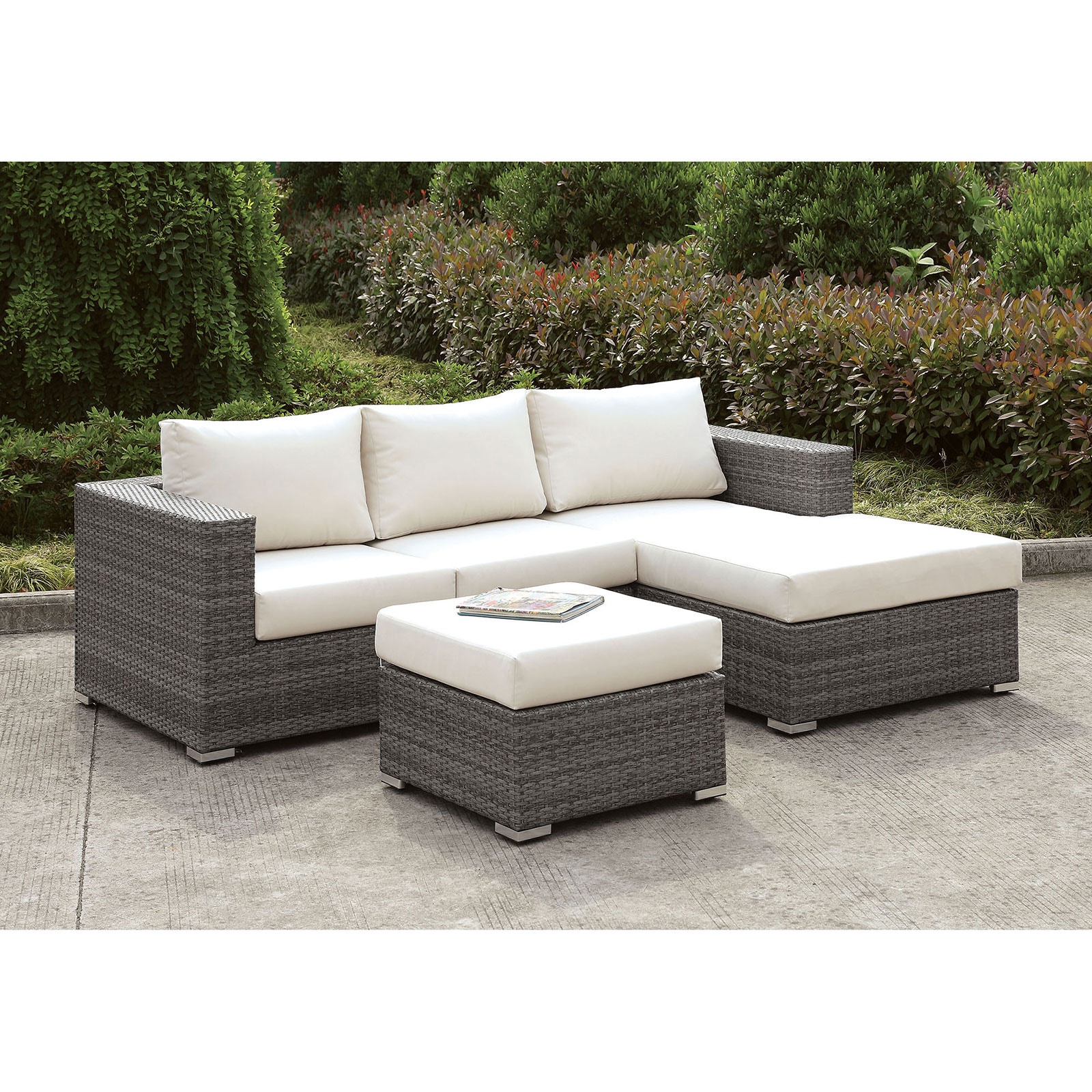 Small l shaped garden outlet furniture