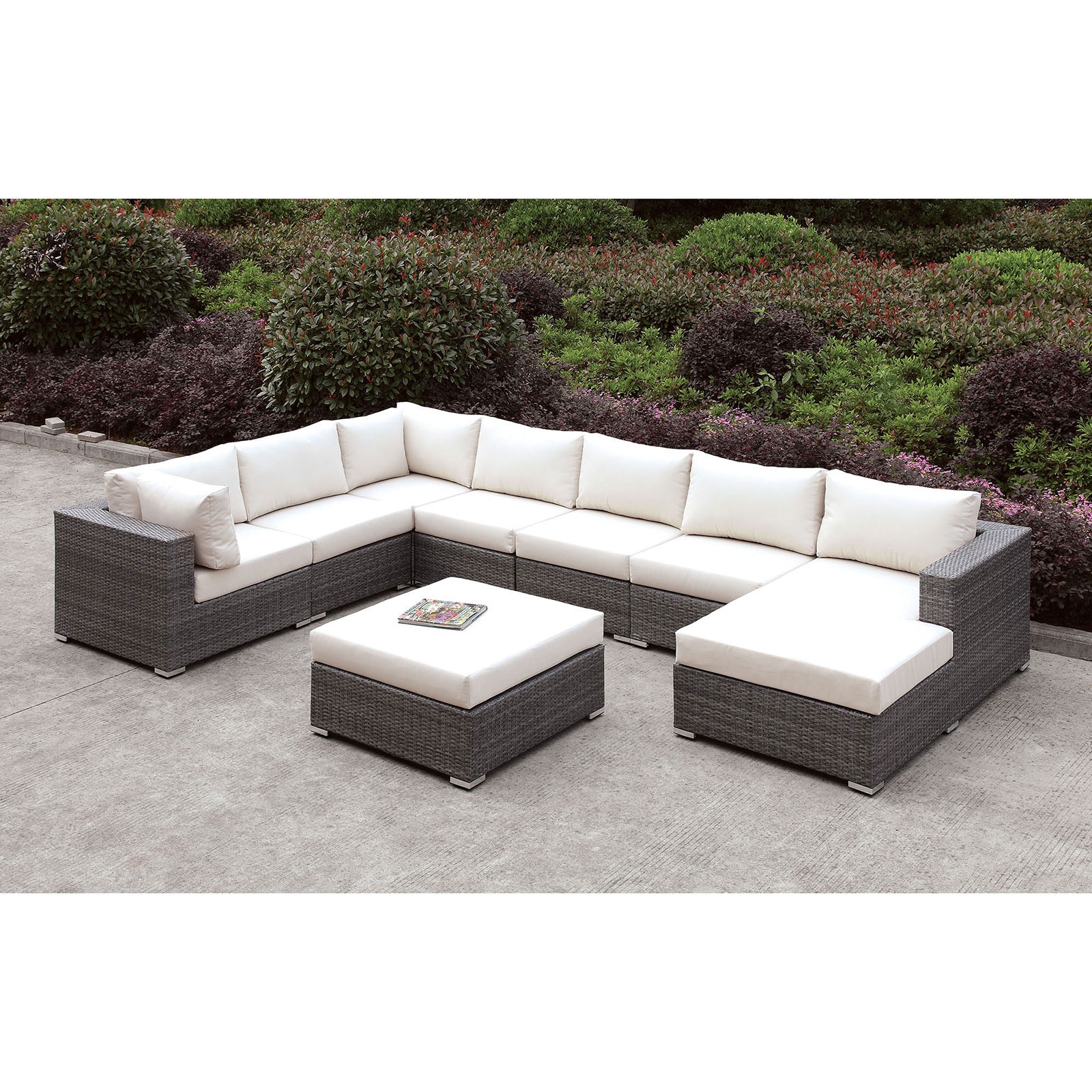 Furniture of America U-Sectional Ottoman CM-OS2128-SET4