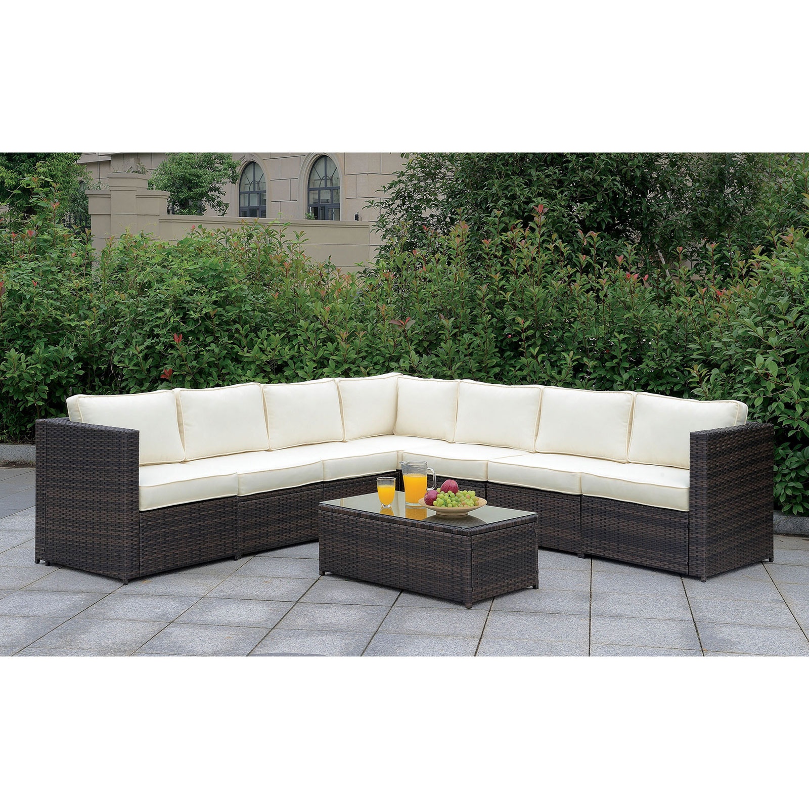 Furniture of America L-Sectional Coffee Table CM-OS2136-SET3