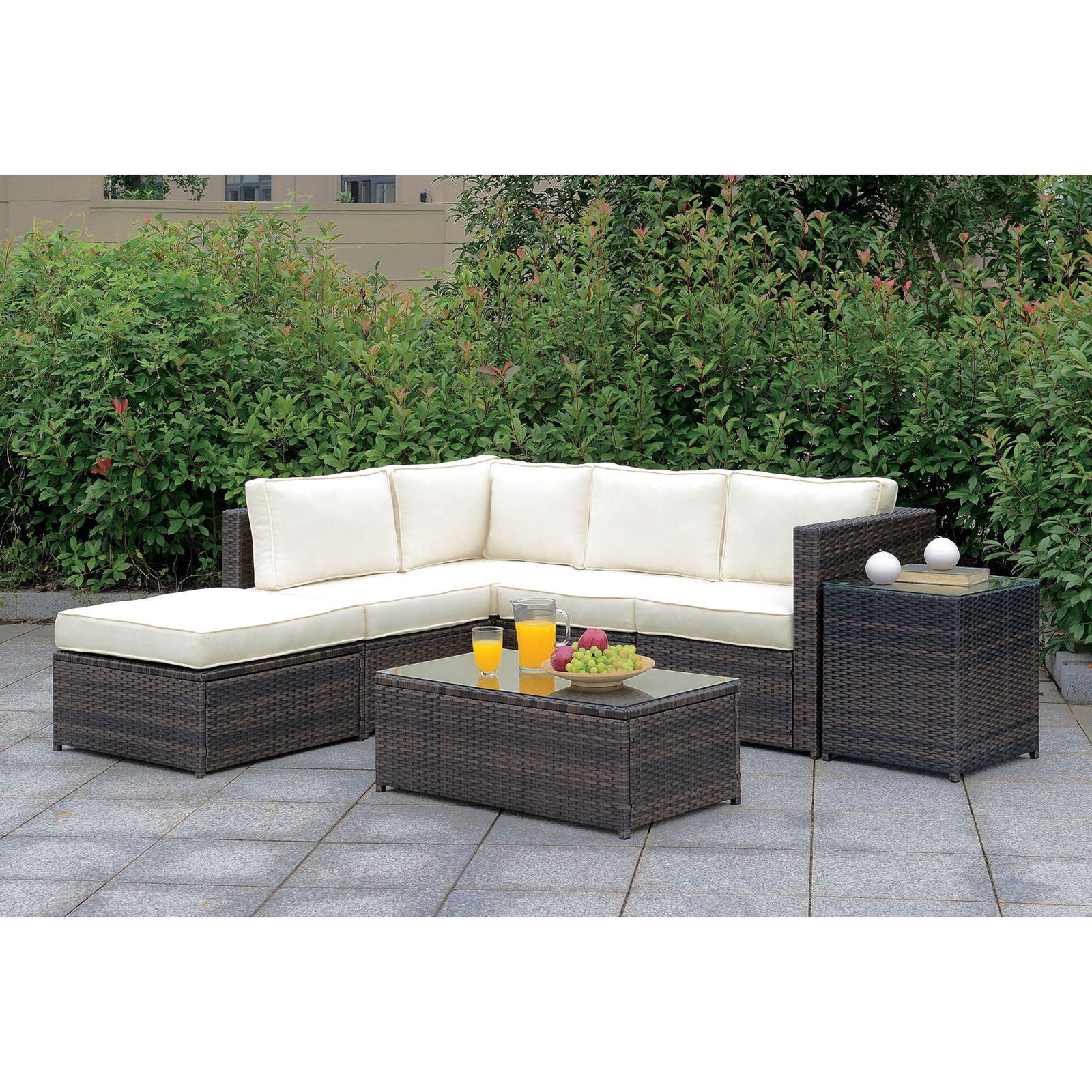 Furniture of America L-Sectional Coffee Table End Table CM-OS2136-SET6