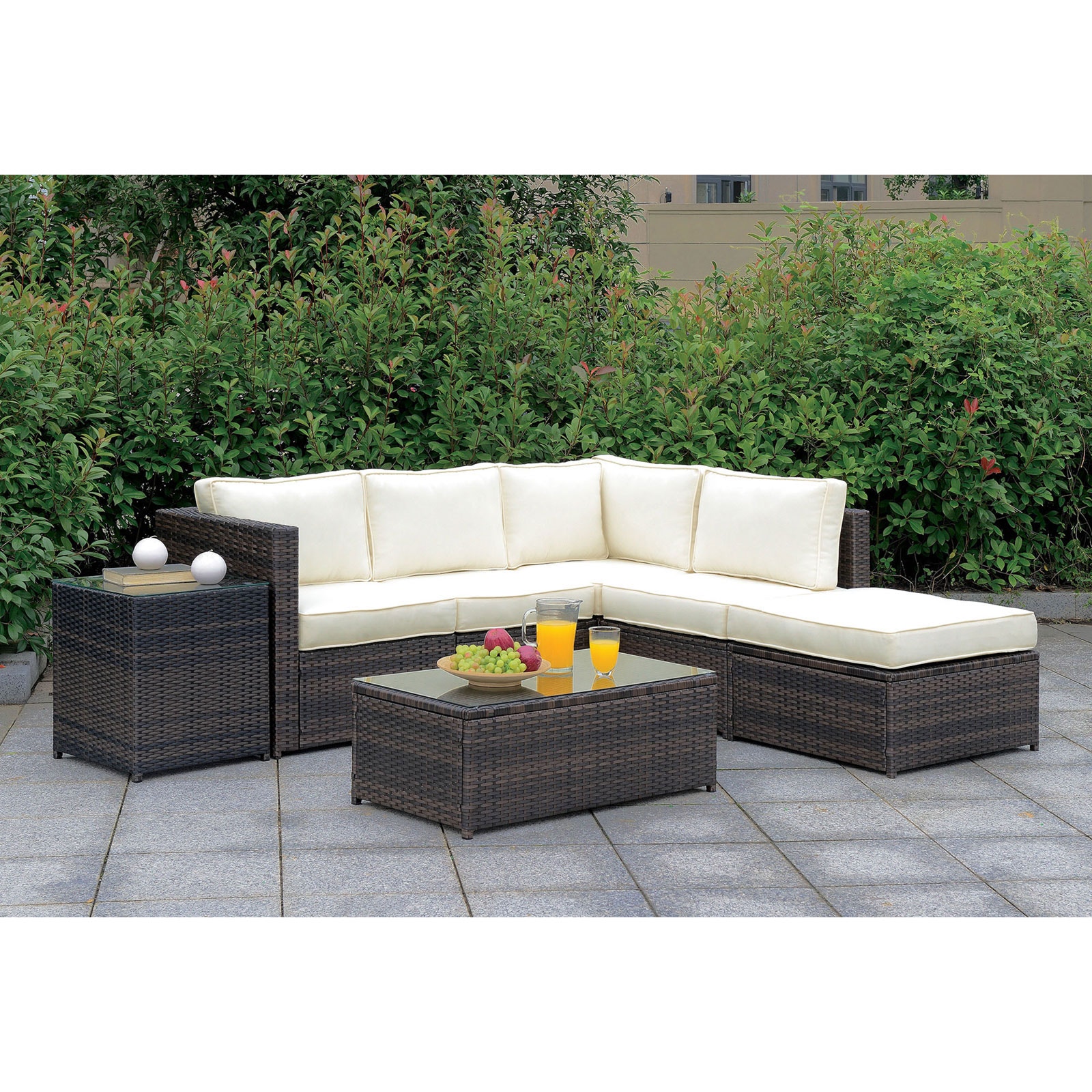 Furniture of America L-Sectional Coffee Table End Table CM-OS2136-SET7