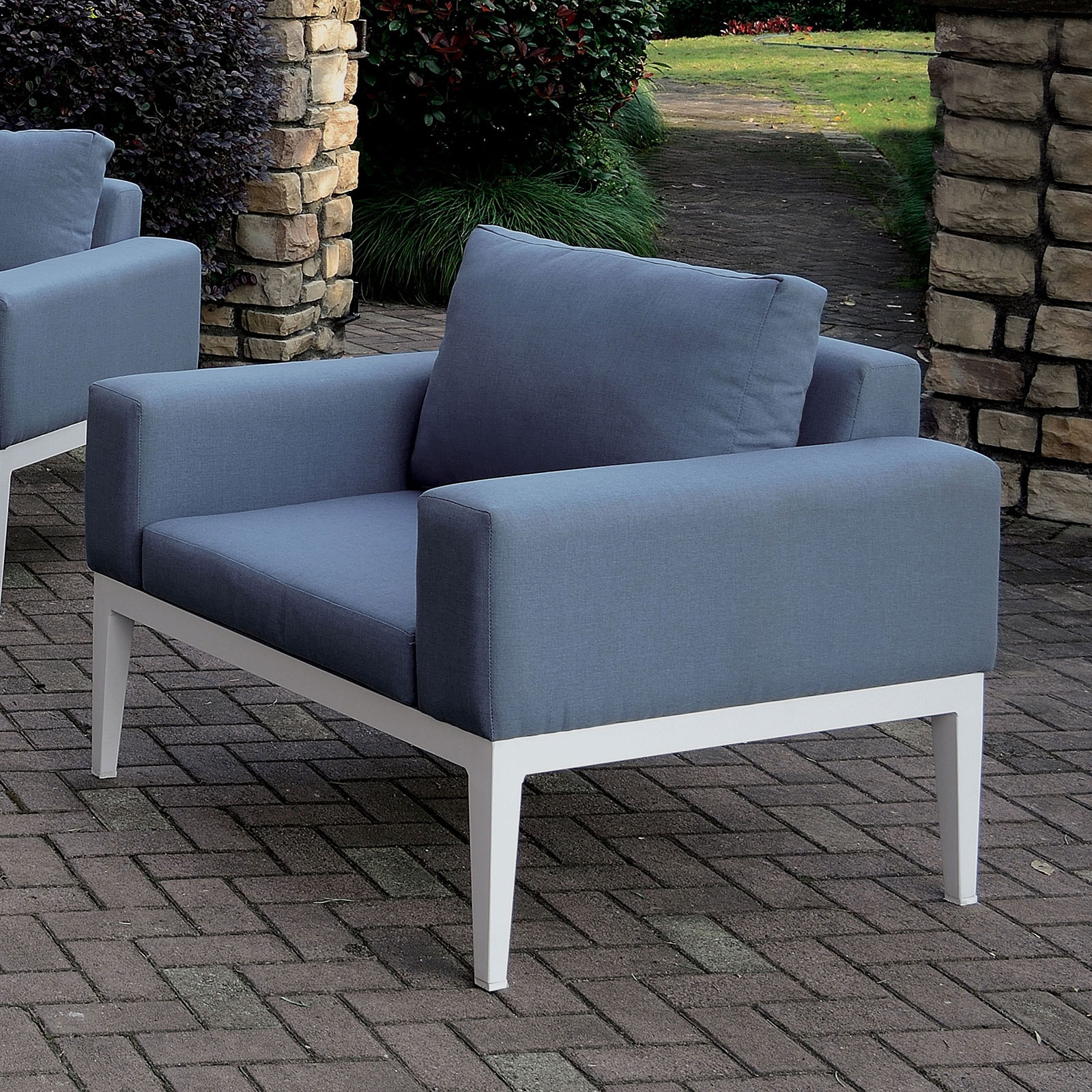 Furniture of America Arm Chair with Cushion CM-OS2139-CH
