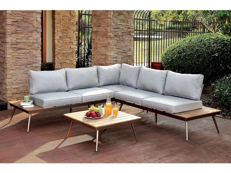 Furniture Of America Outdoor Patio Sectional W Corner Table Cm Furniture Of America Outdoor Patio Table Cm Os2582 T At Kensington And Mattress