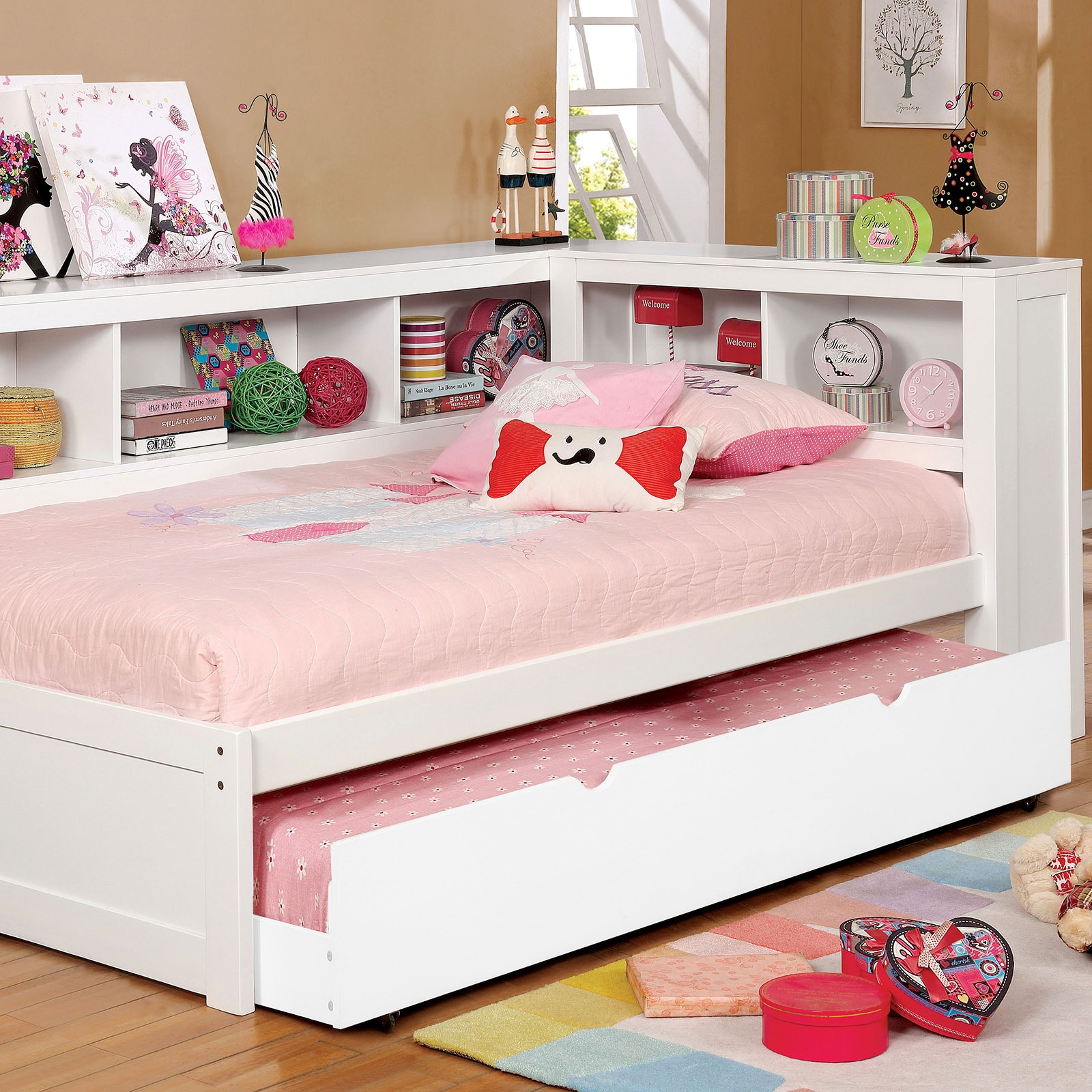 Furniture of America Bedroom Full Daybed CM1738WH F BED Anna s