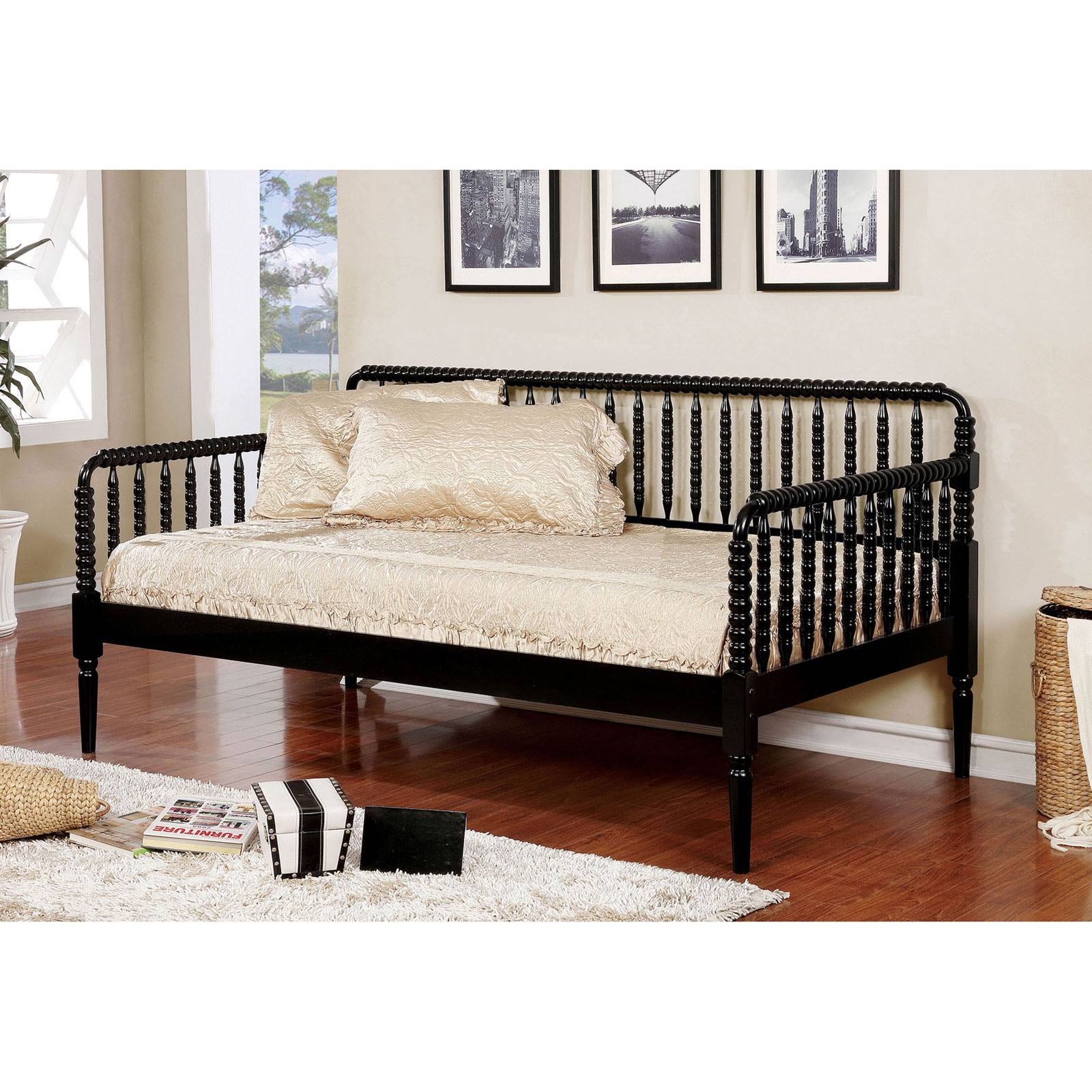 Furniture of America Bedroom Twin Daybed CM1741BK BED Anna s Home Furnishings Lynnwood WA