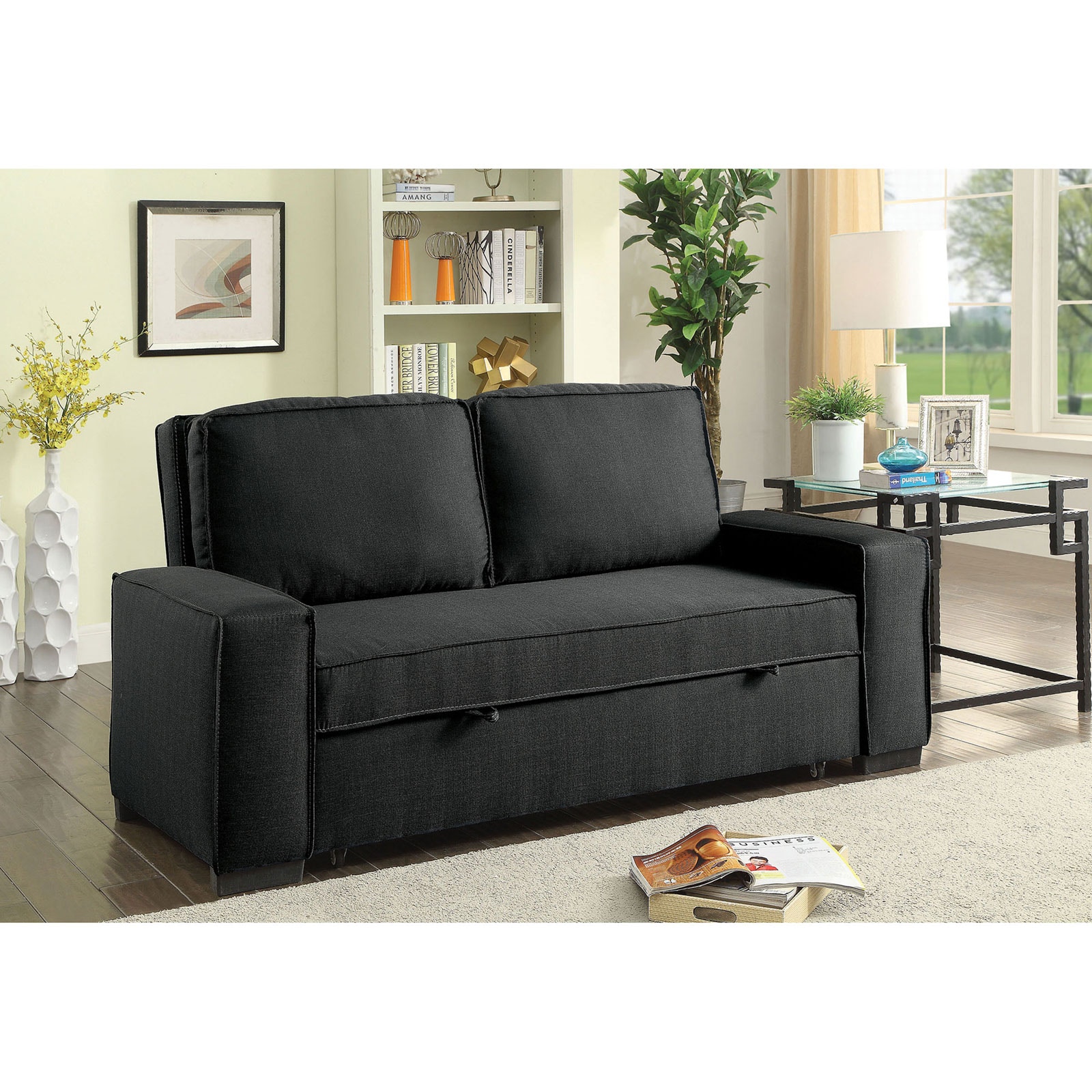 Furniture Of America Living Room Futon Sofa Cm2110 Vn Furniture Market Austin Tx