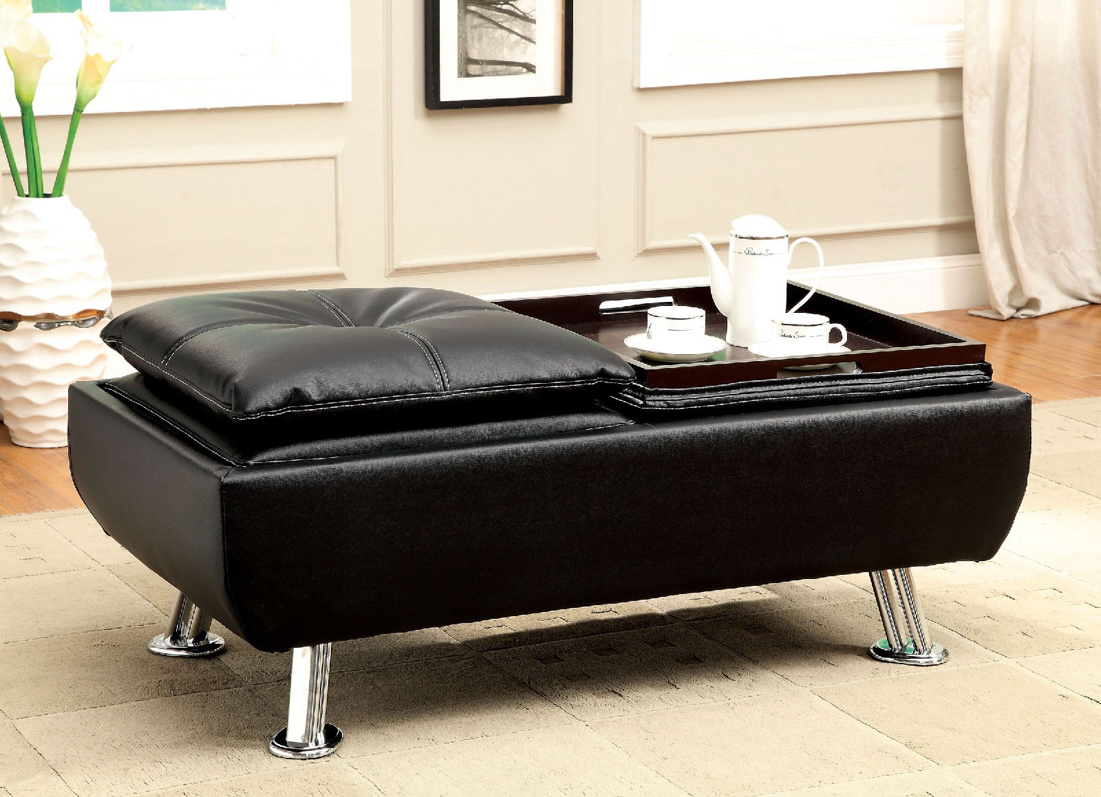 Furniture of america ottoman storage sales
