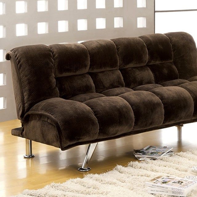 Futon Sofa Dark Brown