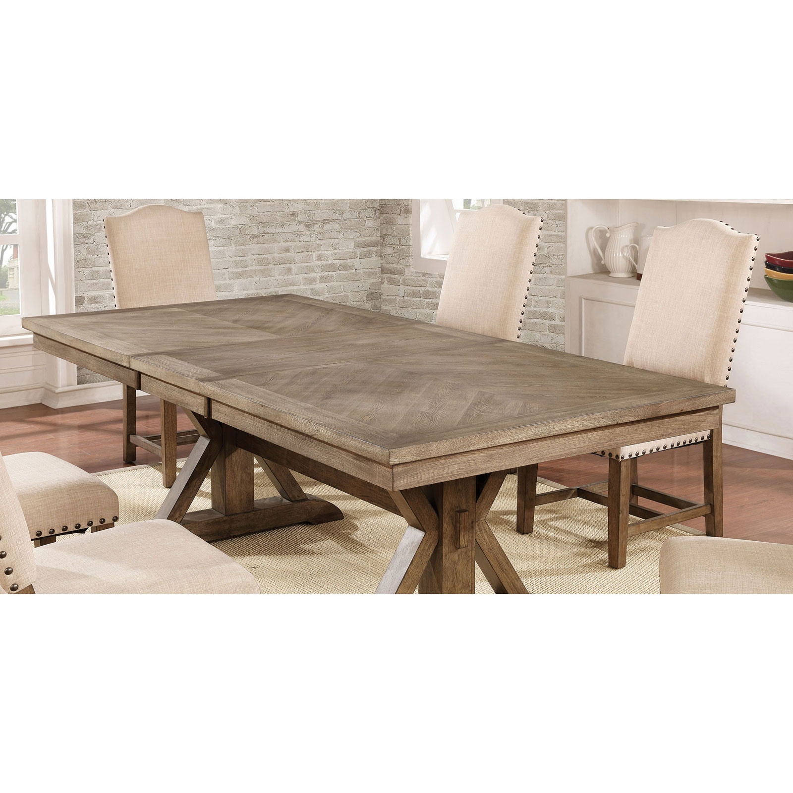 Furniture of America Casual Dining Dining Table CM3014TTABLE Leon
