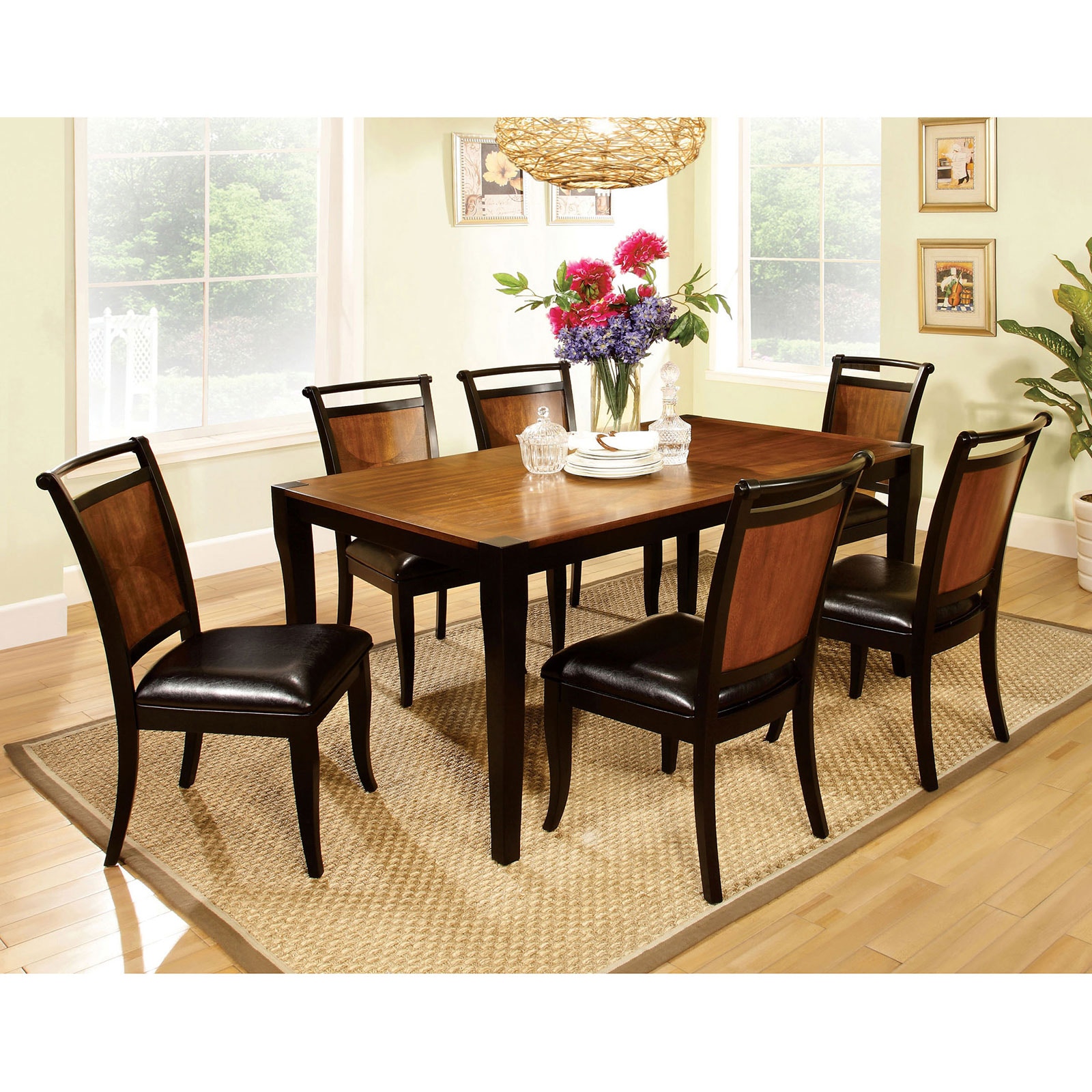  7 Pc. Dining Table Set 