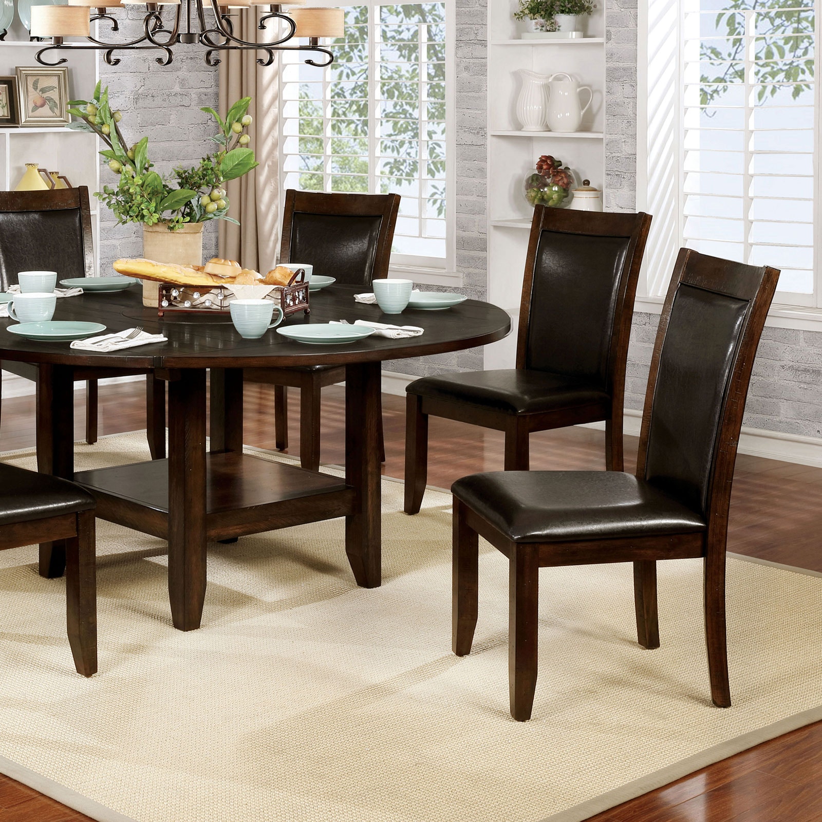 Furniture Of America Dining Room Round Dining Table Cm3152Rt - Furniture  Market - Austin, Tx
