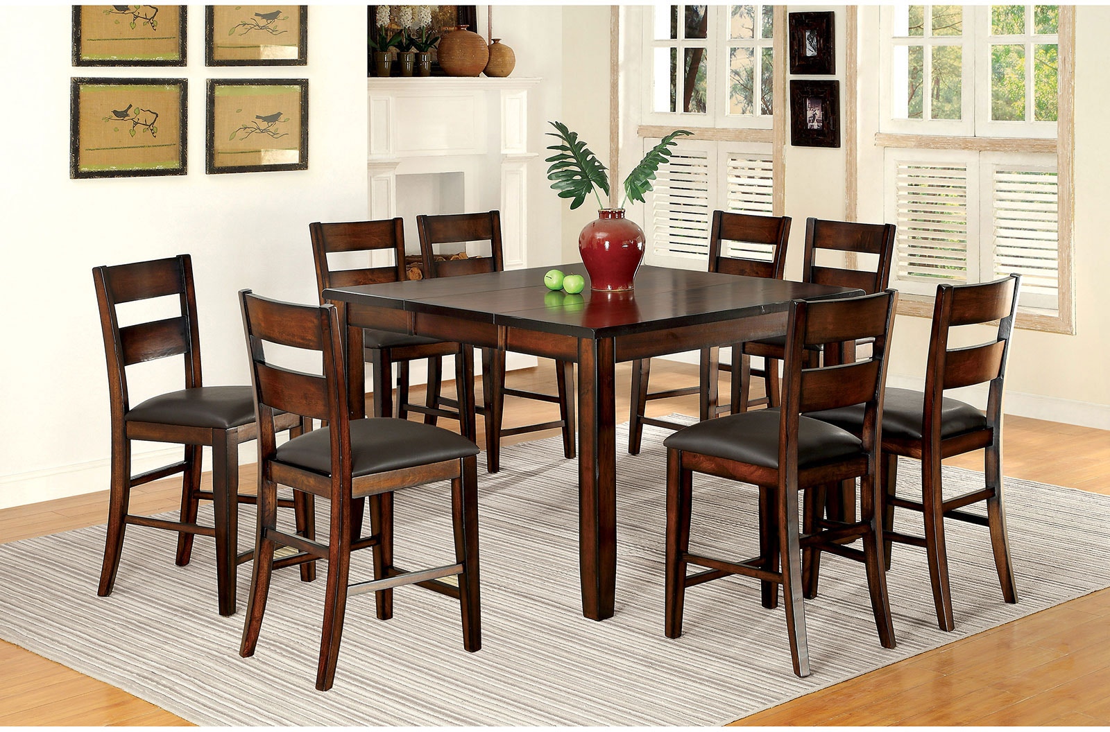 Dining Chairs Square Counter Height Dining Table For Furniture Of