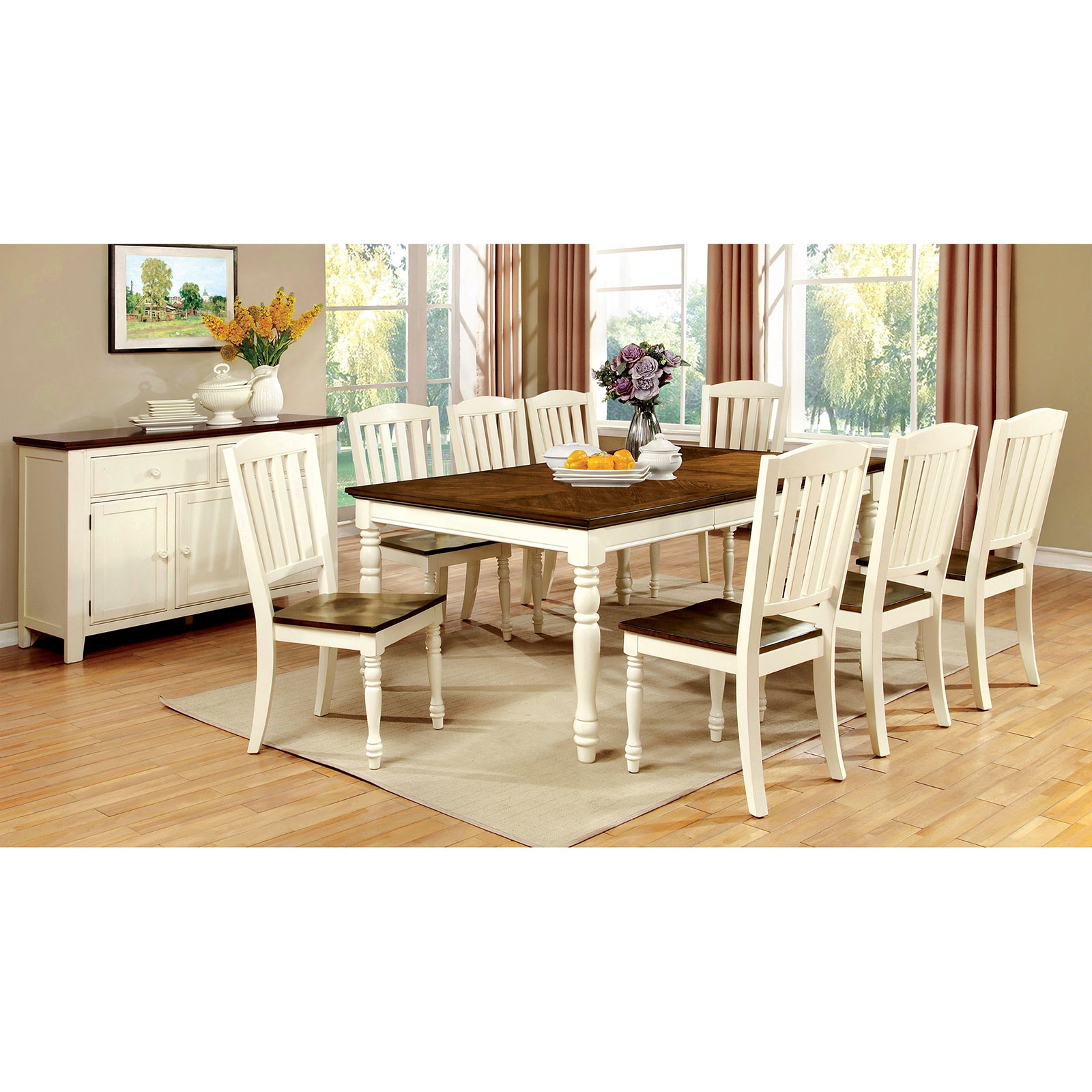 Furniture of America 7 Pc. Dining Table Set CM3216T-7PC