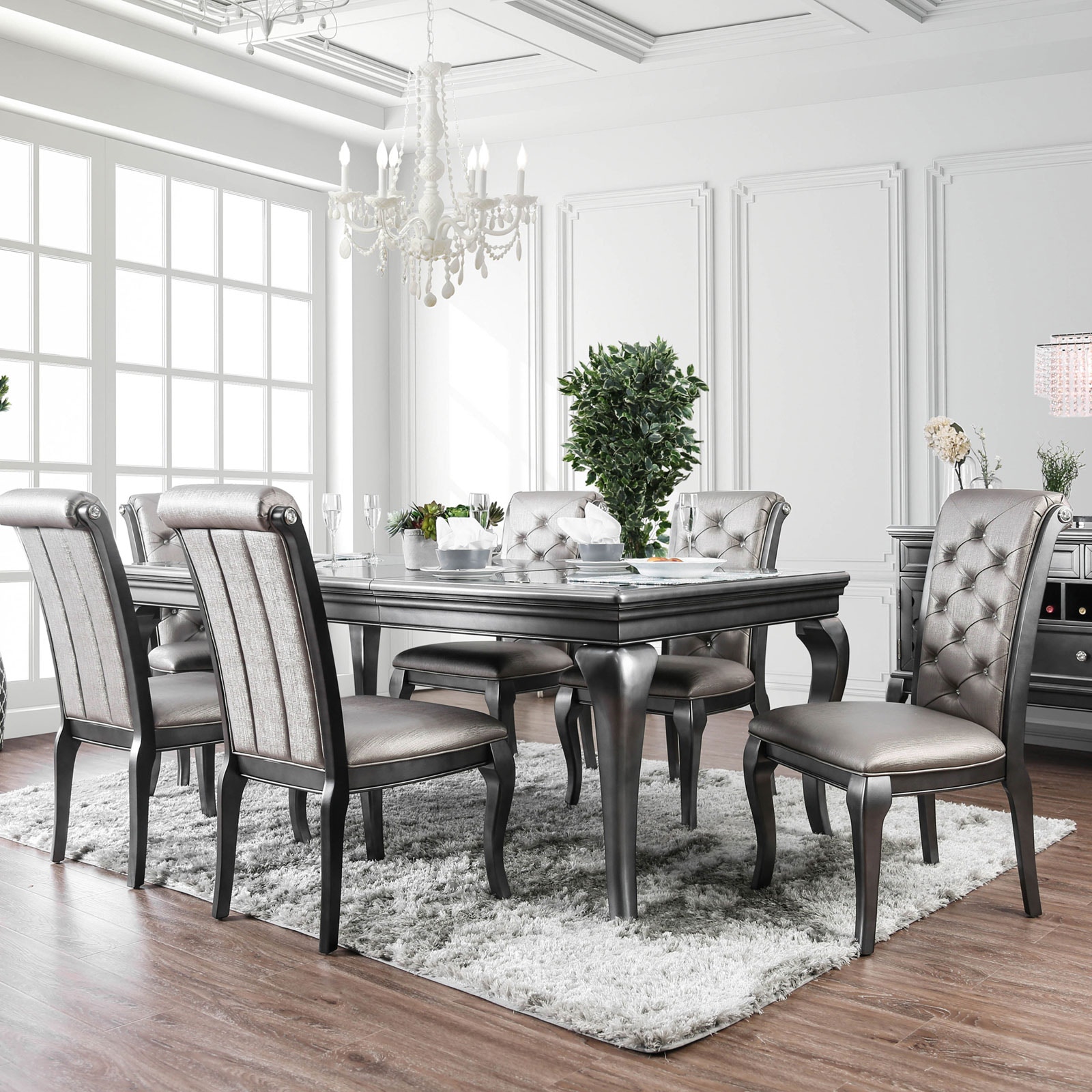 grey dining room suites