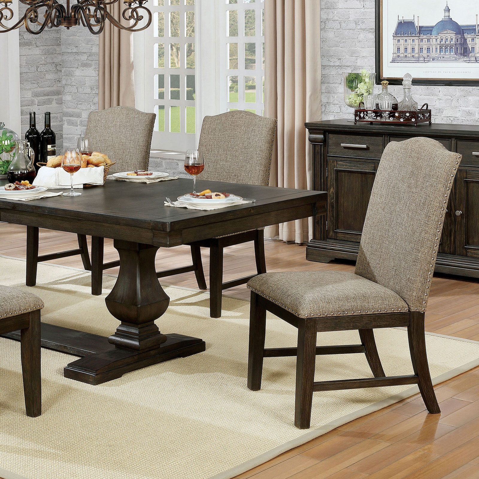 Furniture of America Dining Room Dining Table CM3310TTABLE Anna's