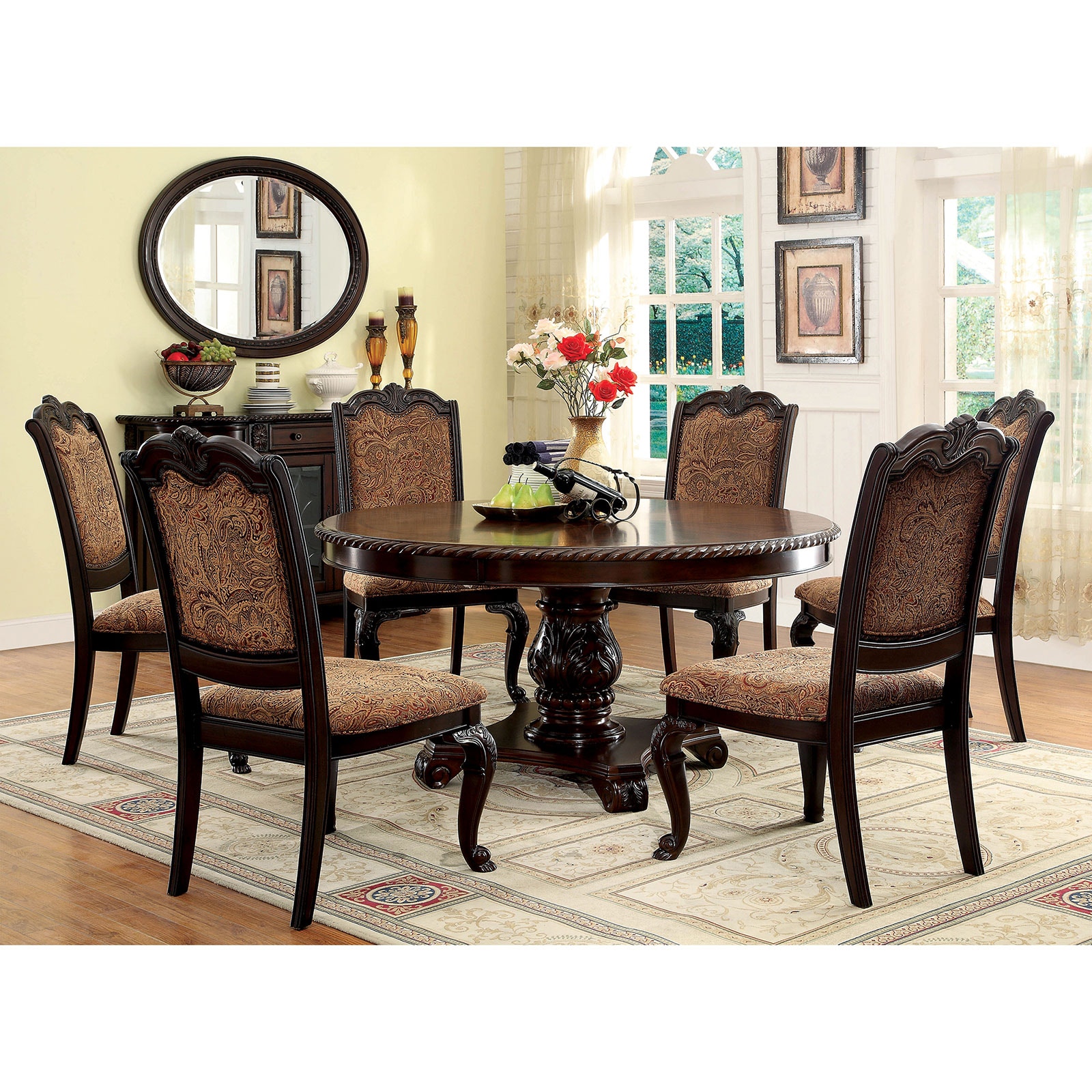 Furniture of america 5 on sale dining table set