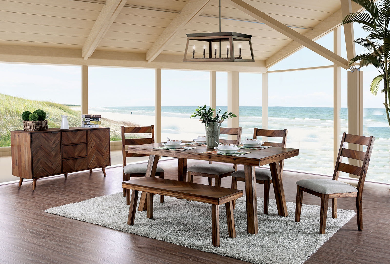  6 Pc. Dining Table Set 