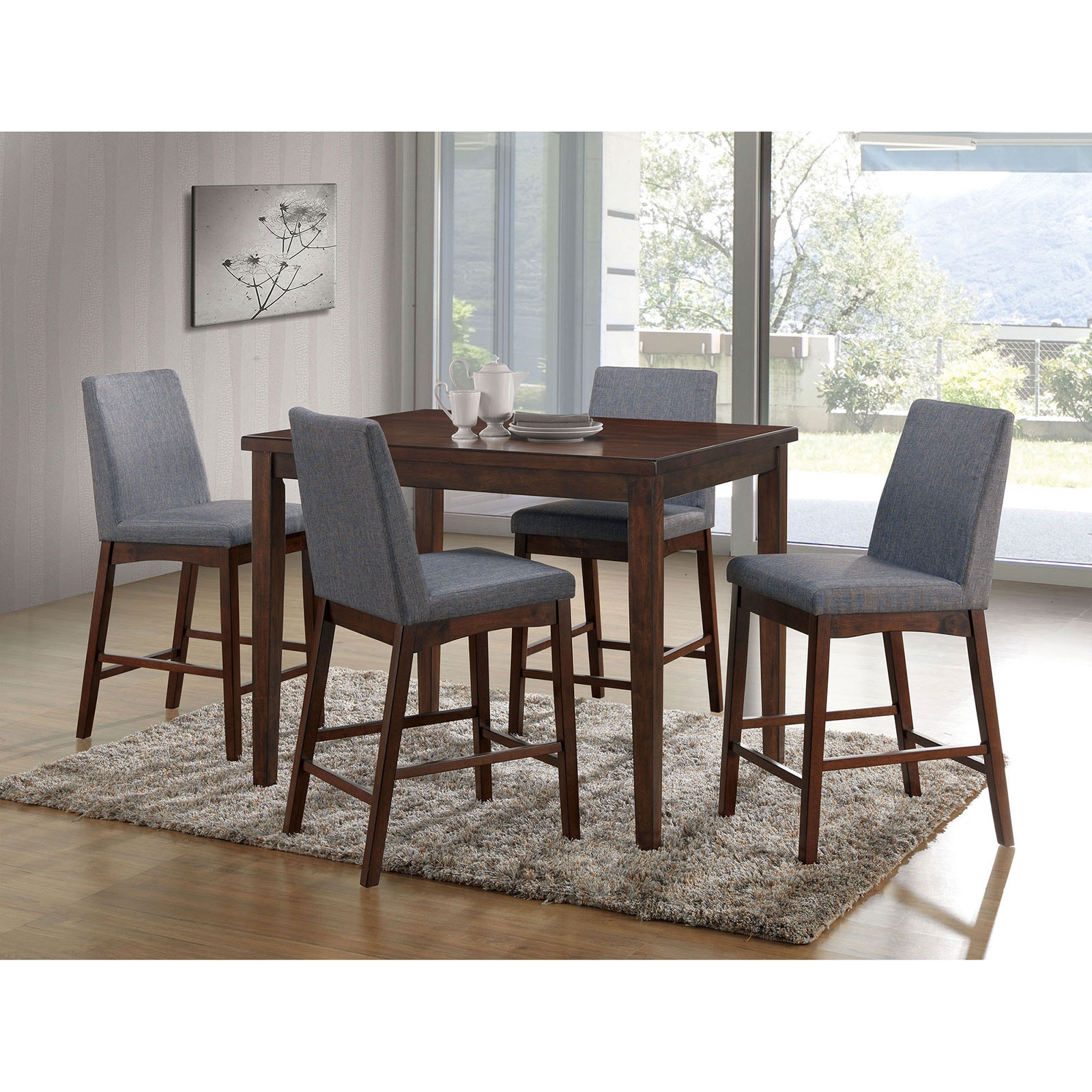 Furniture of America Casual Dining Counter Height. Table CM3372PT Anna s Home Furnishings